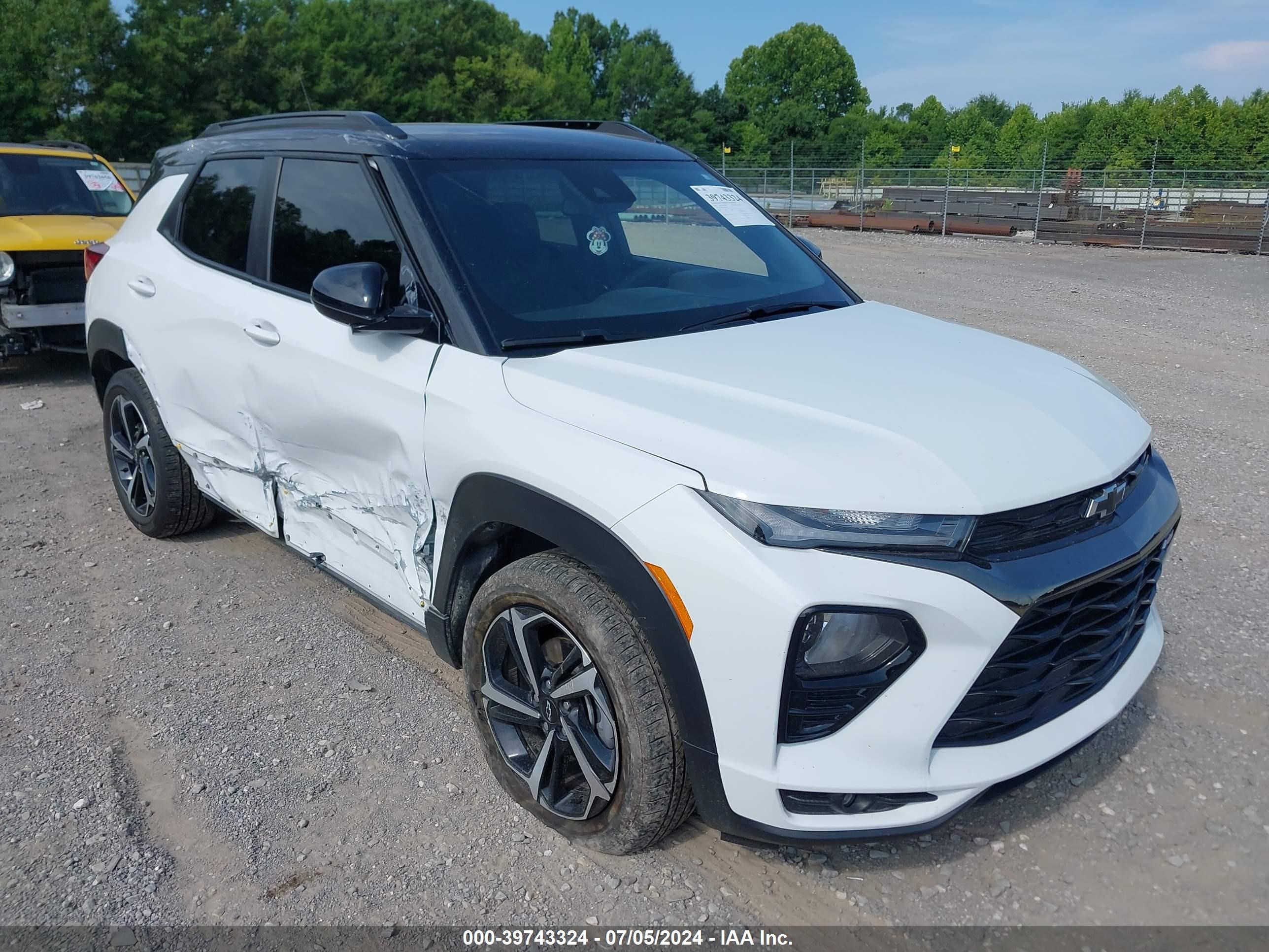 2023 Chevrolet Trailblazer Fwd Rs Белый vin: KL79MTSL3PB067448