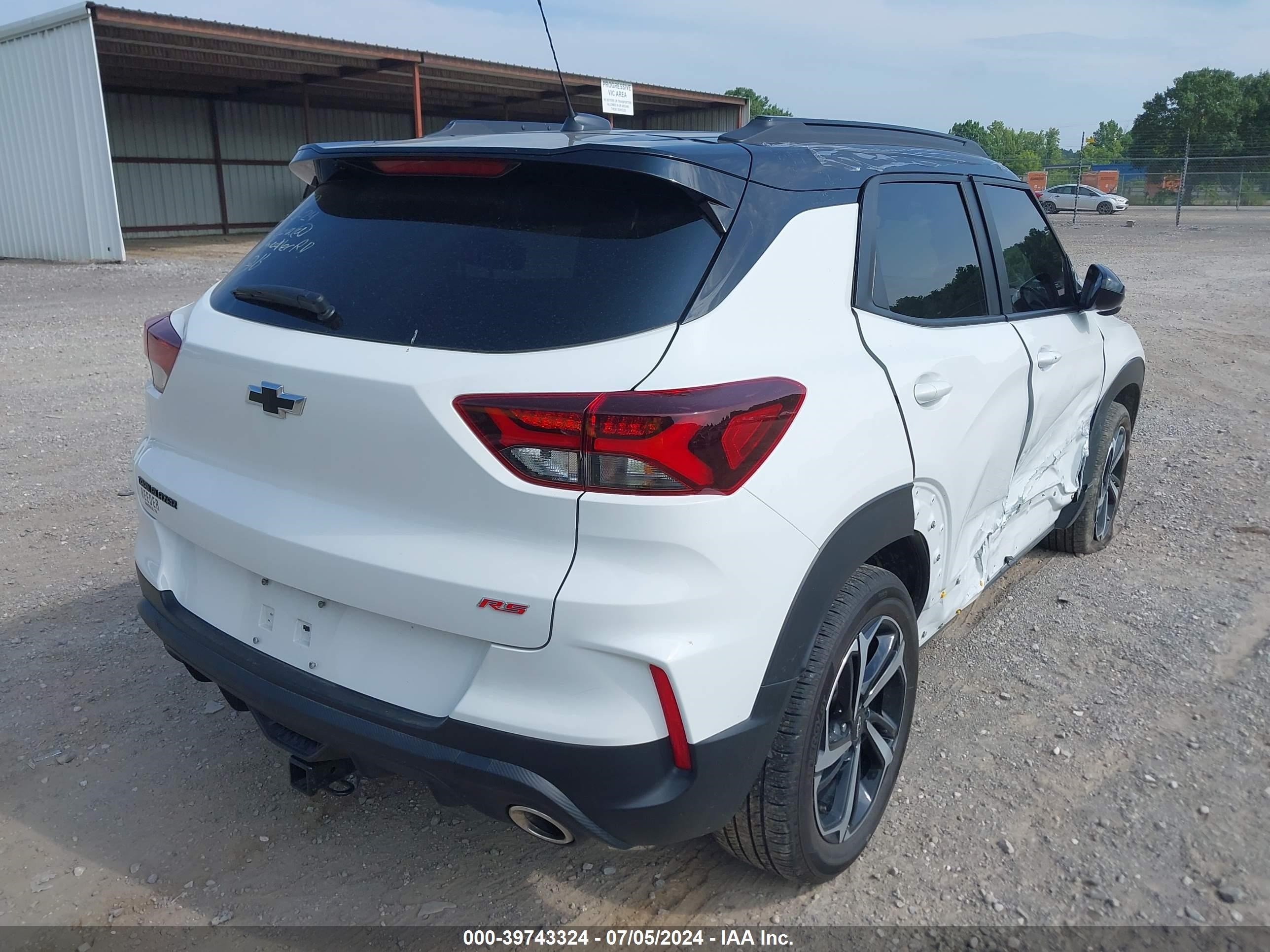 2023 Chevrolet Trailblazer Fwd Rs White vin: KL79MTSL3PB067448