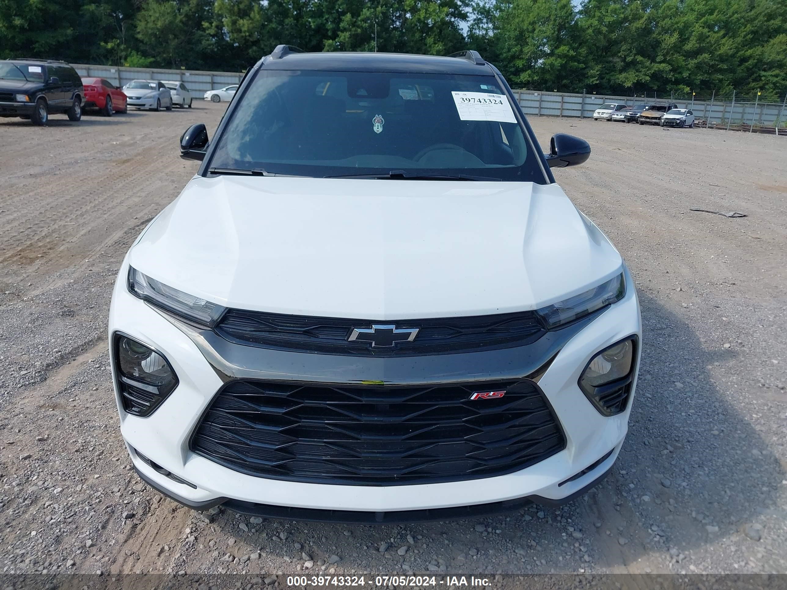 2023 Chevrolet Trailblazer Fwd Rs White vin: KL79MTSL3PB067448