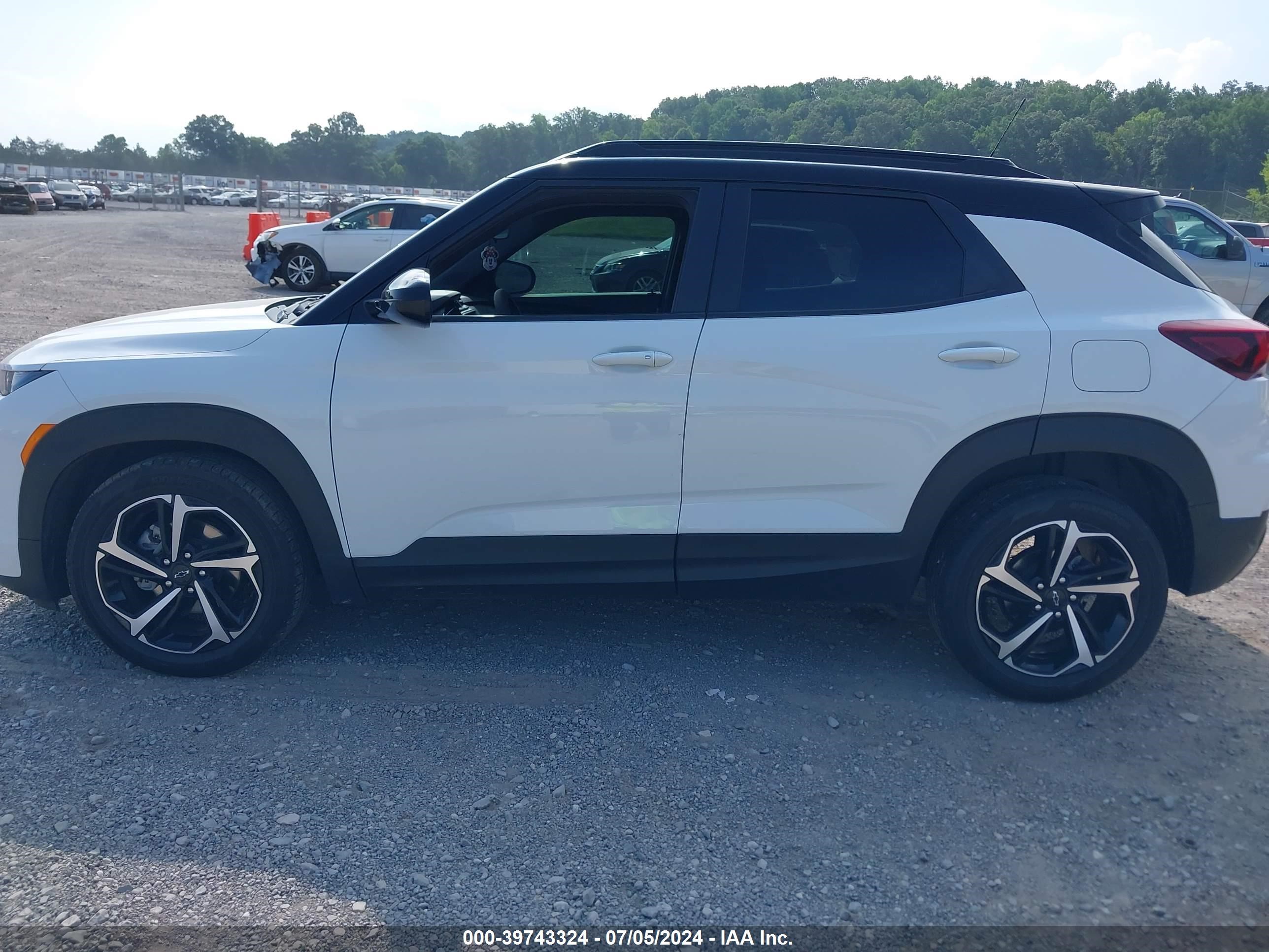 2023 Chevrolet Trailblazer Fwd Rs White vin: KL79MTSL3PB067448