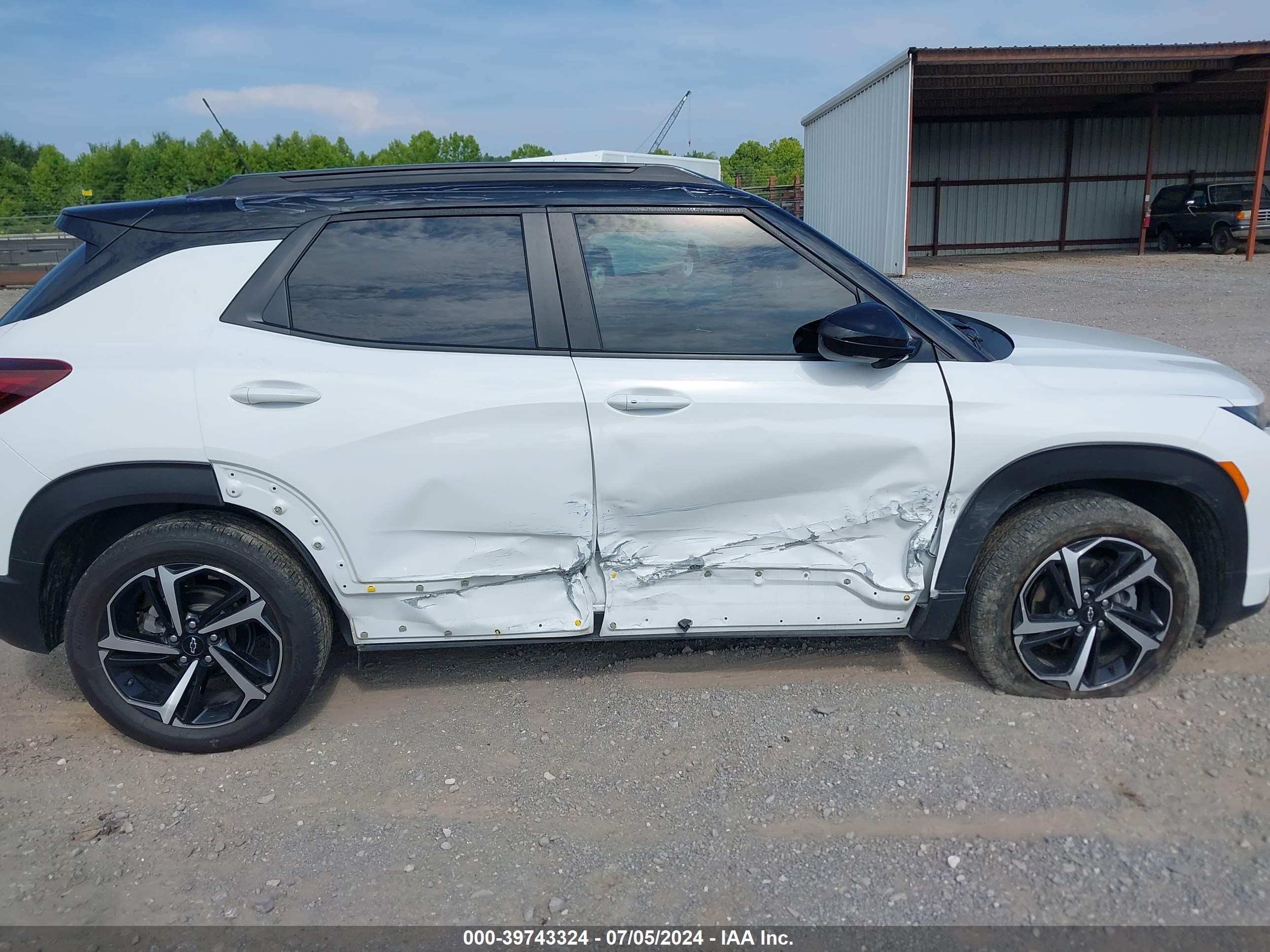 2023 Chevrolet Trailblazer Fwd Rs White vin: KL79MTSL3PB067448