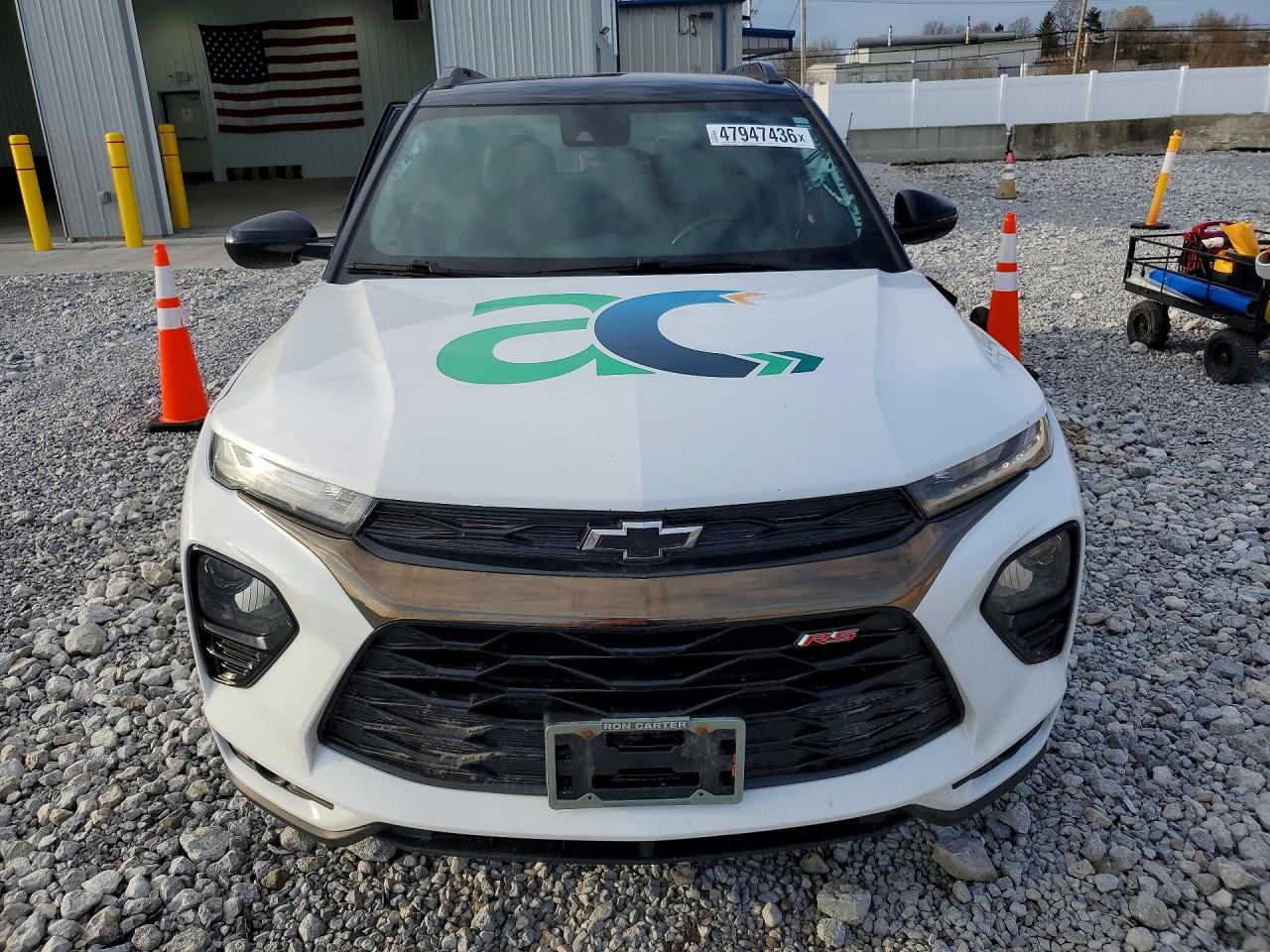 2022 Chevrolet Trailblazer Rs White vin: KL79MTSL4NB054009