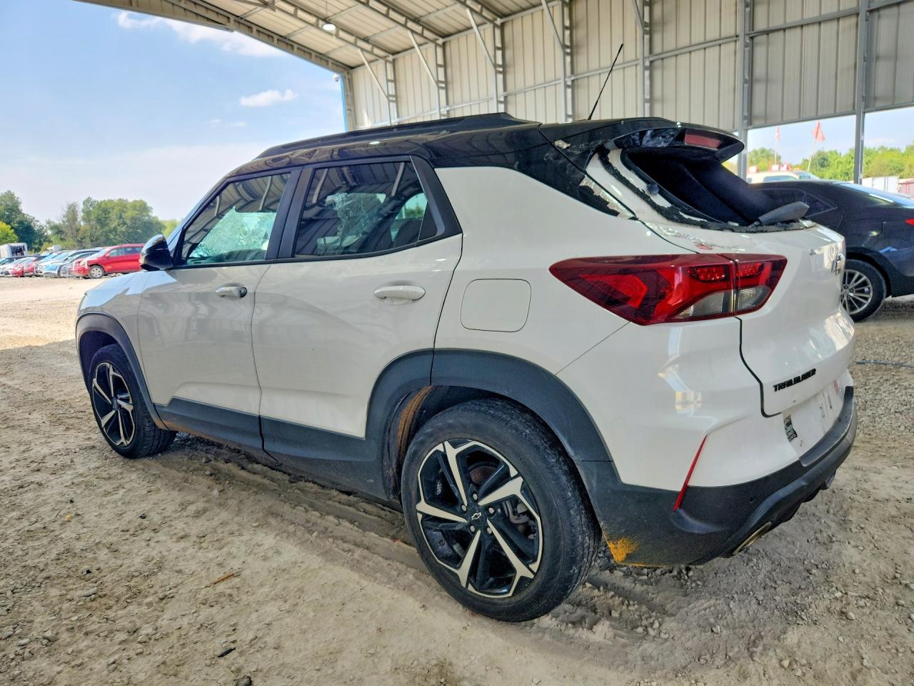 2021 Chevrolet Trailblazer Rs White vin: KL79MTSL5MB038464