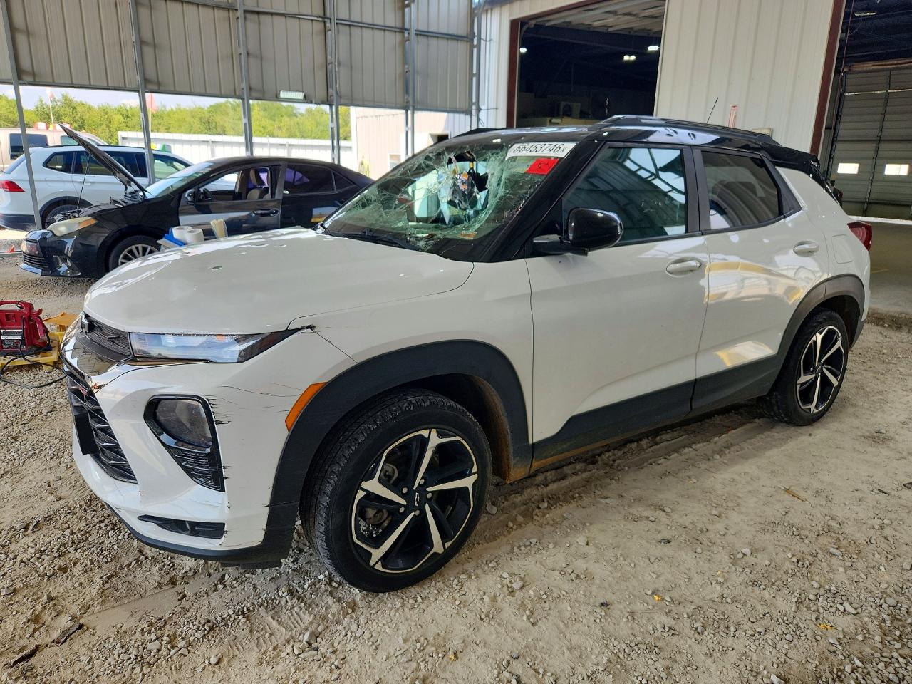2021 Chevrolet Trailblazer Rs White vin: KL79MTSL5MB038464