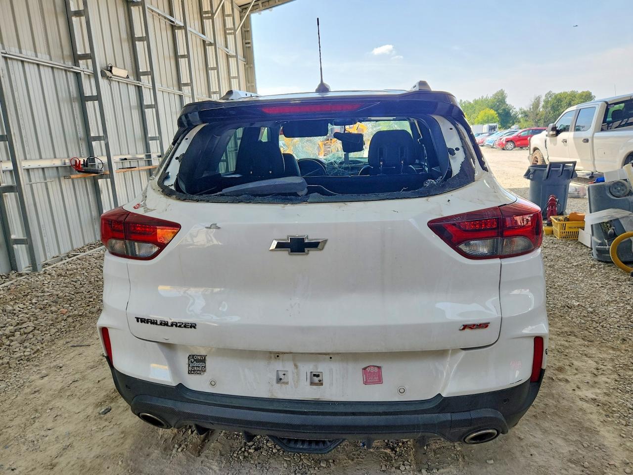 2021 Chevrolet Trailblazer Rs White vin: KL79MTSL5MB038464
