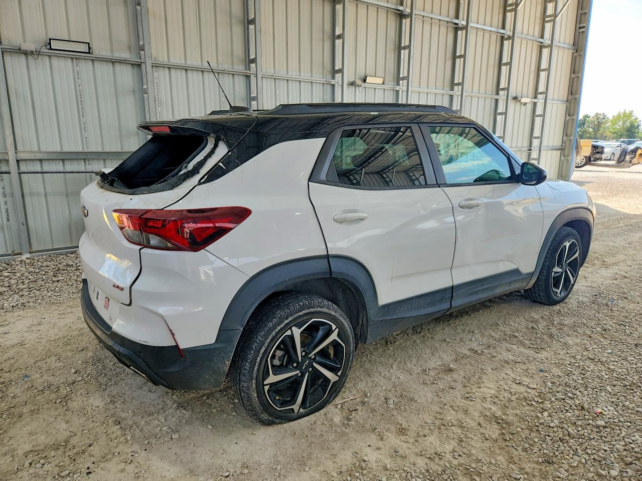 2021 Chevrolet Trailblazer Rs White vin: KL79MTSL5MB038464