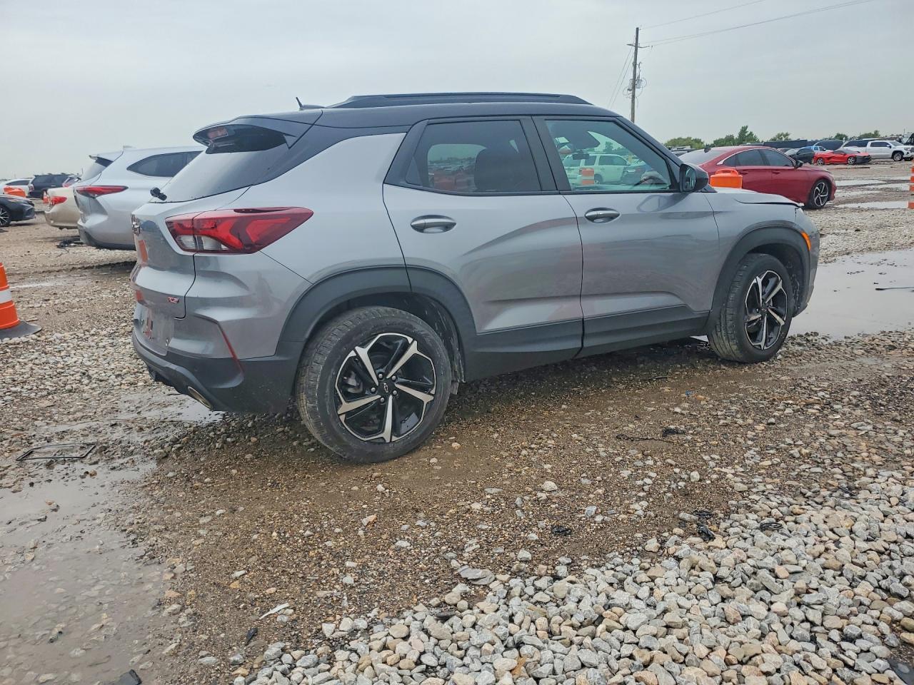 2023 Chevrolet Trailblazer Rs Silver vin: KL79MTSL7PB088710