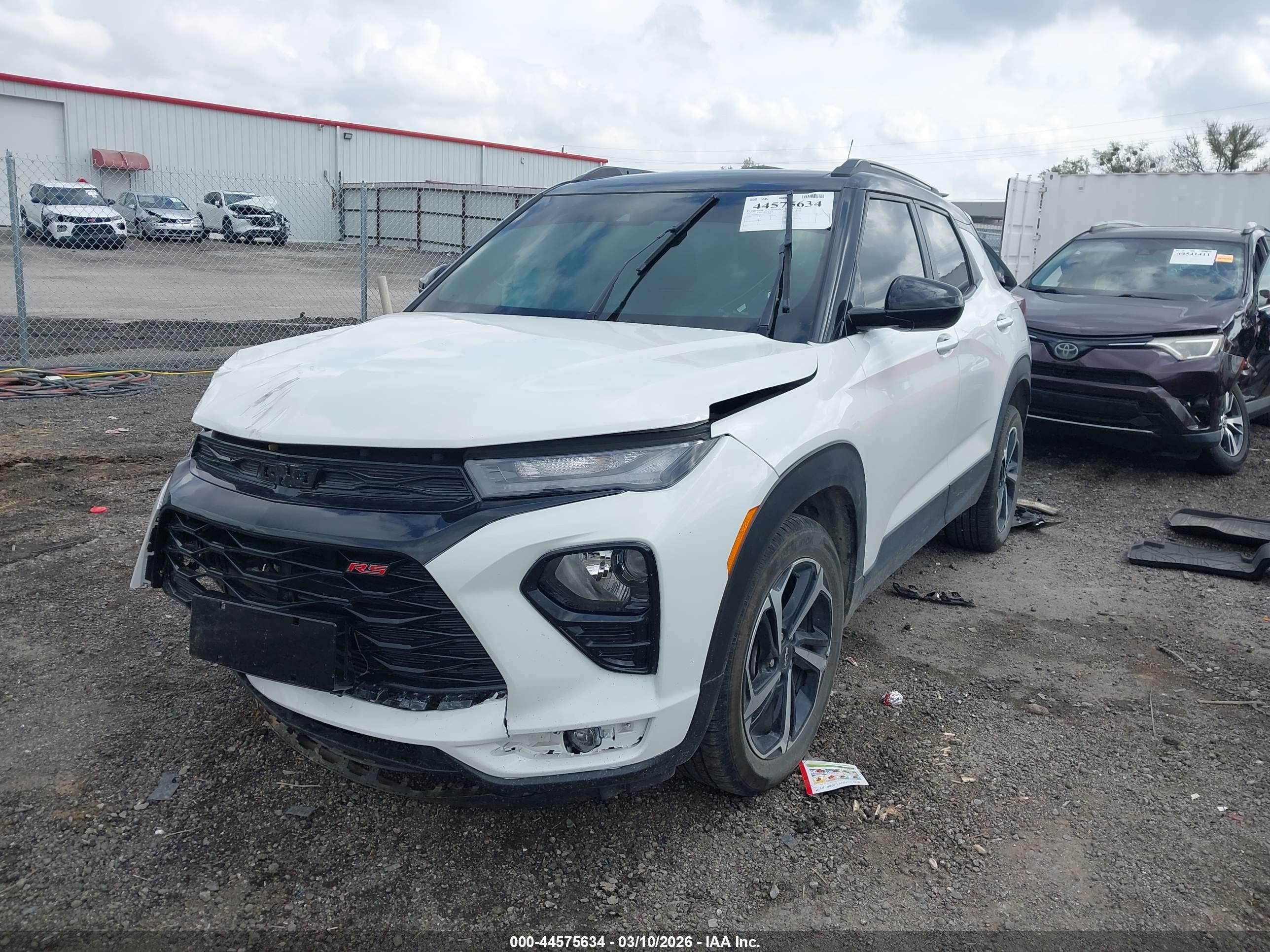 2023 Chevrolet Trailblazer Awd Rs White vin: KL79MUSL0PB192834