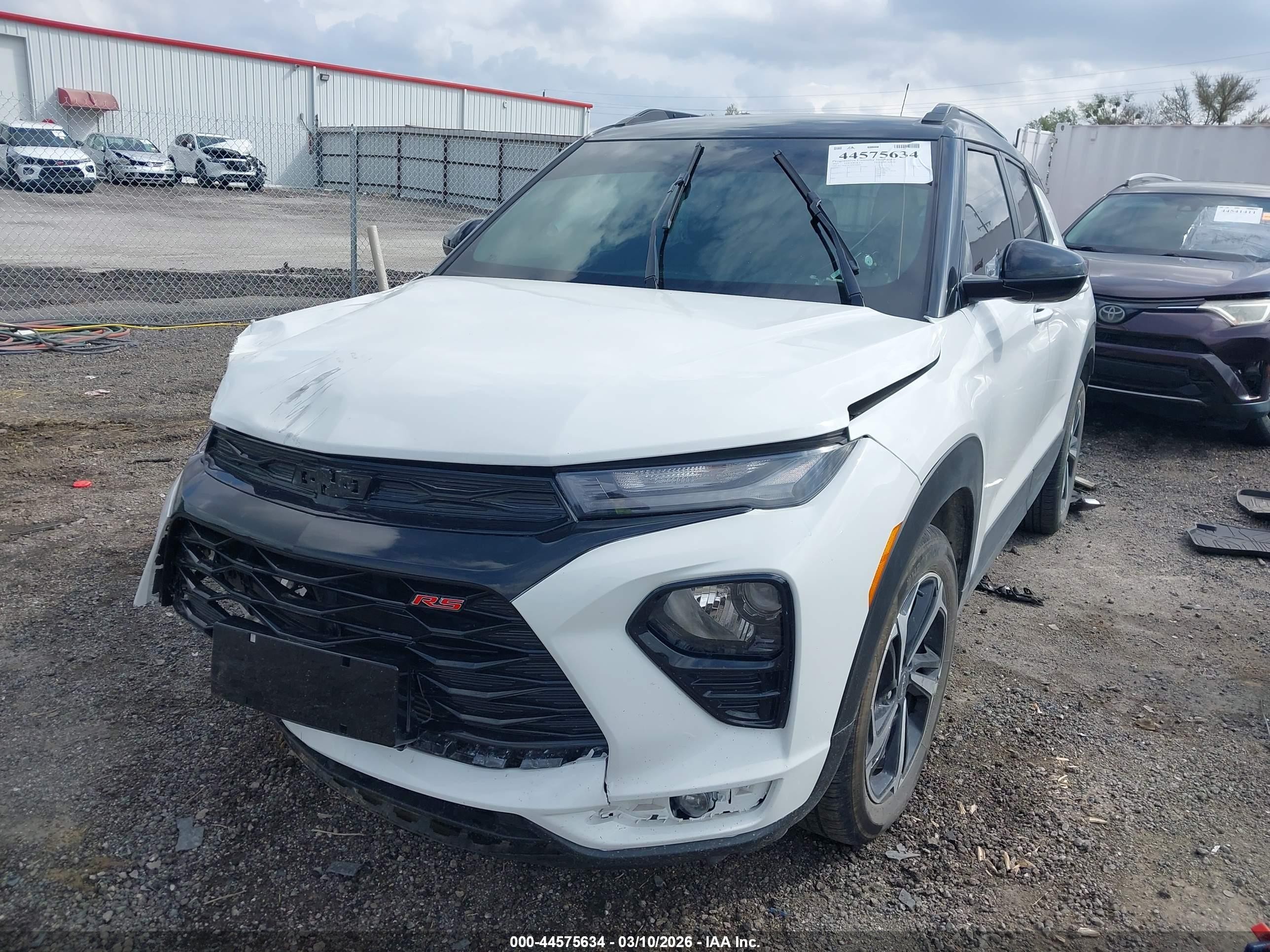 2023 Chevrolet Trailblazer Awd Rs White vin: KL79MUSL0PB192834