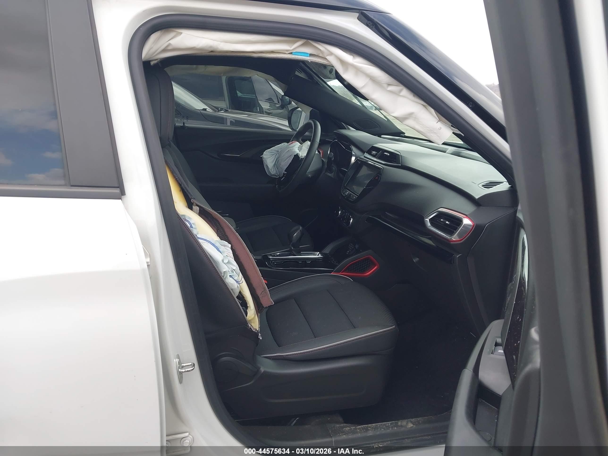 2023 Chevrolet Trailblazer Awd Rs White vin: KL79MUSL0PB192834