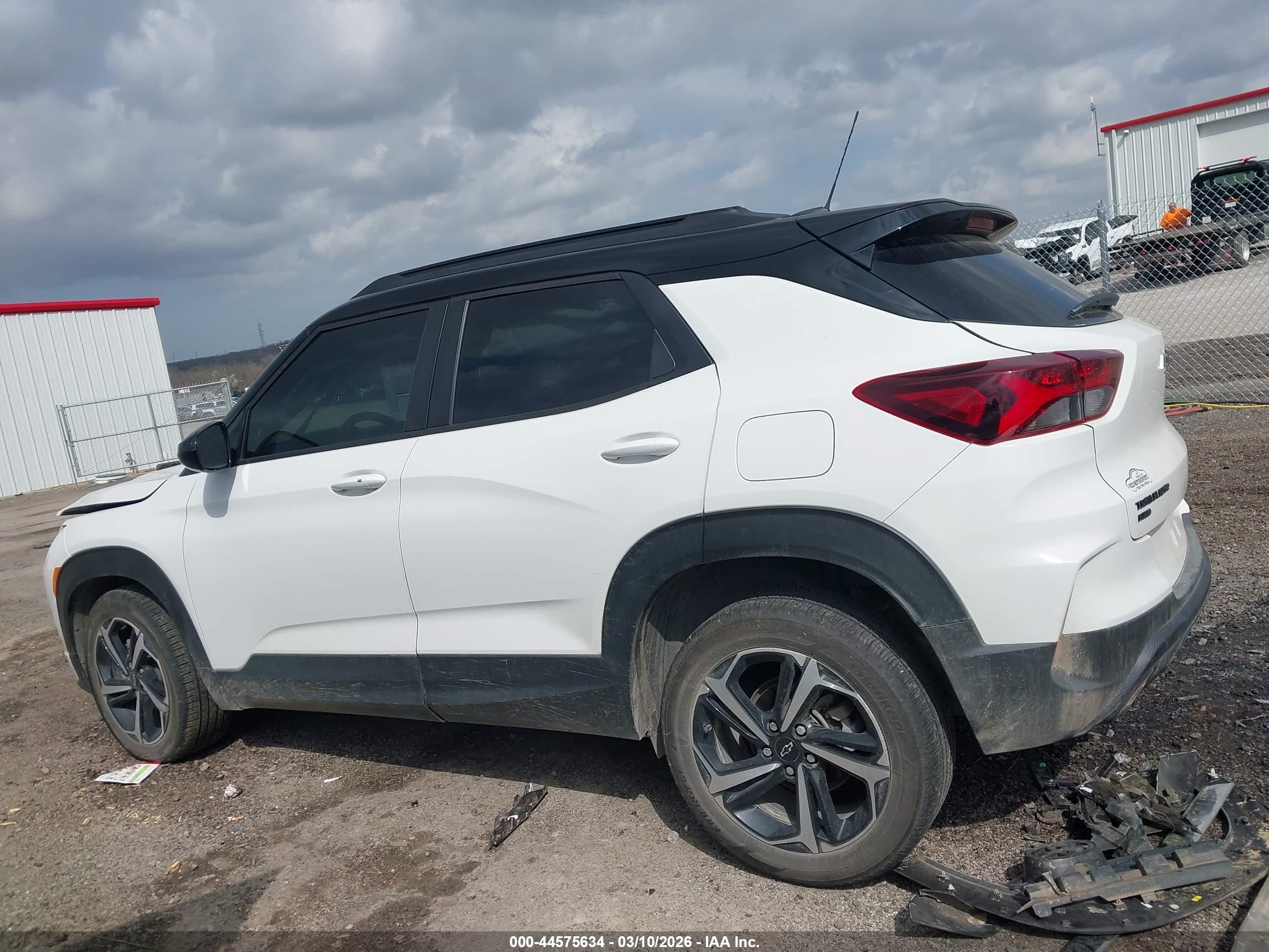2023 Chevrolet Trailblazer Awd Rs White vin: KL79MUSL0PB192834