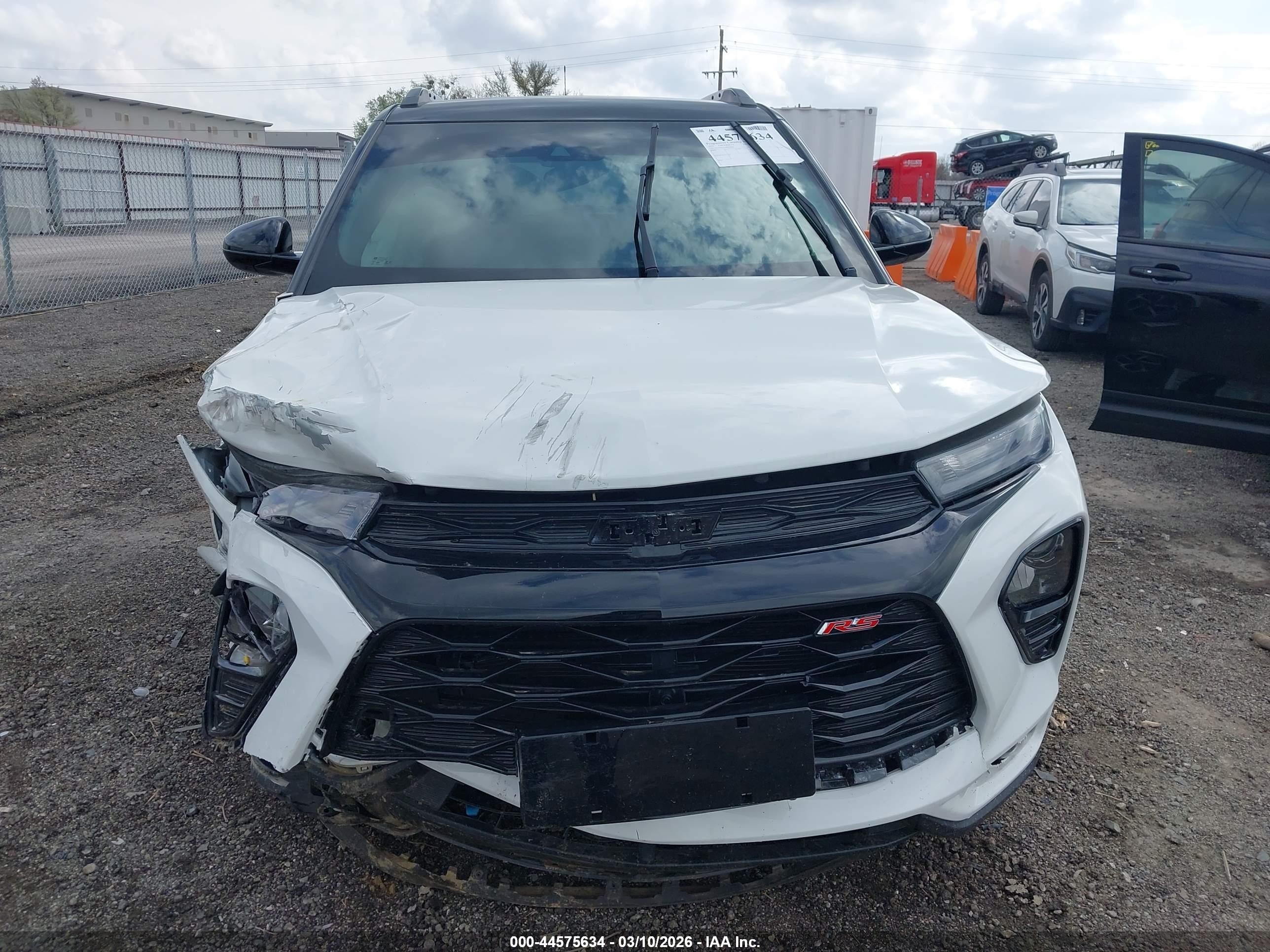 2023 Chevrolet Trailblazer Awd Rs White vin: KL79MUSL0PB192834