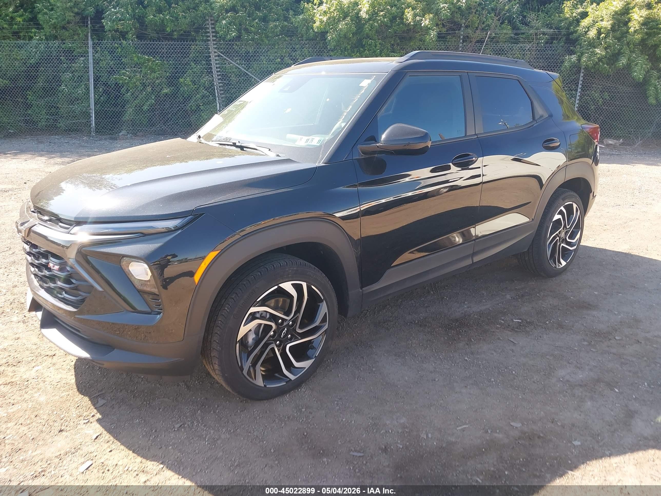 2024 Chevrolet Trailblazer Awd Rs Black vin: KL79MUSL2RB039455
