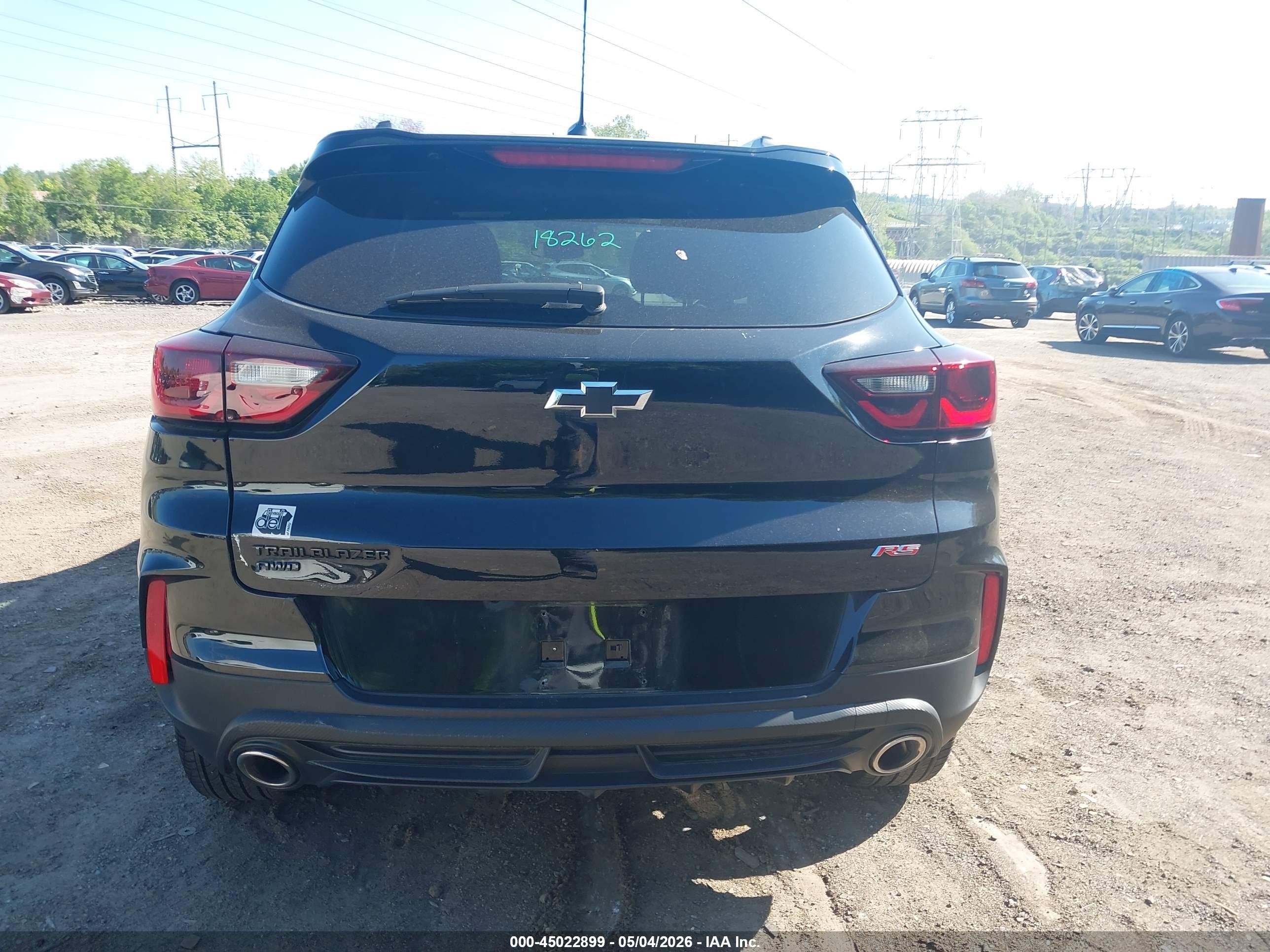 2024 Chevrolet Trailblazer Awd Rs Black vin: KL79MUSL2RB039455