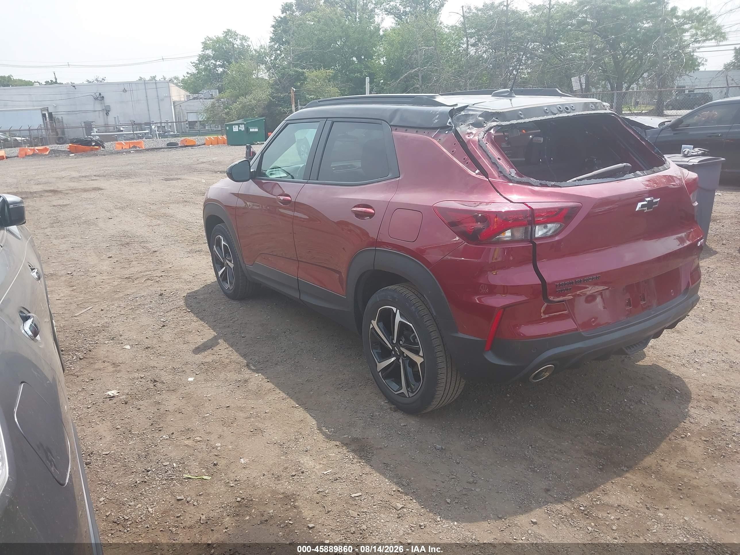 2023 Chevrolet Trailblazer Awd Rs Red vin: KL79MUSL5PB050477