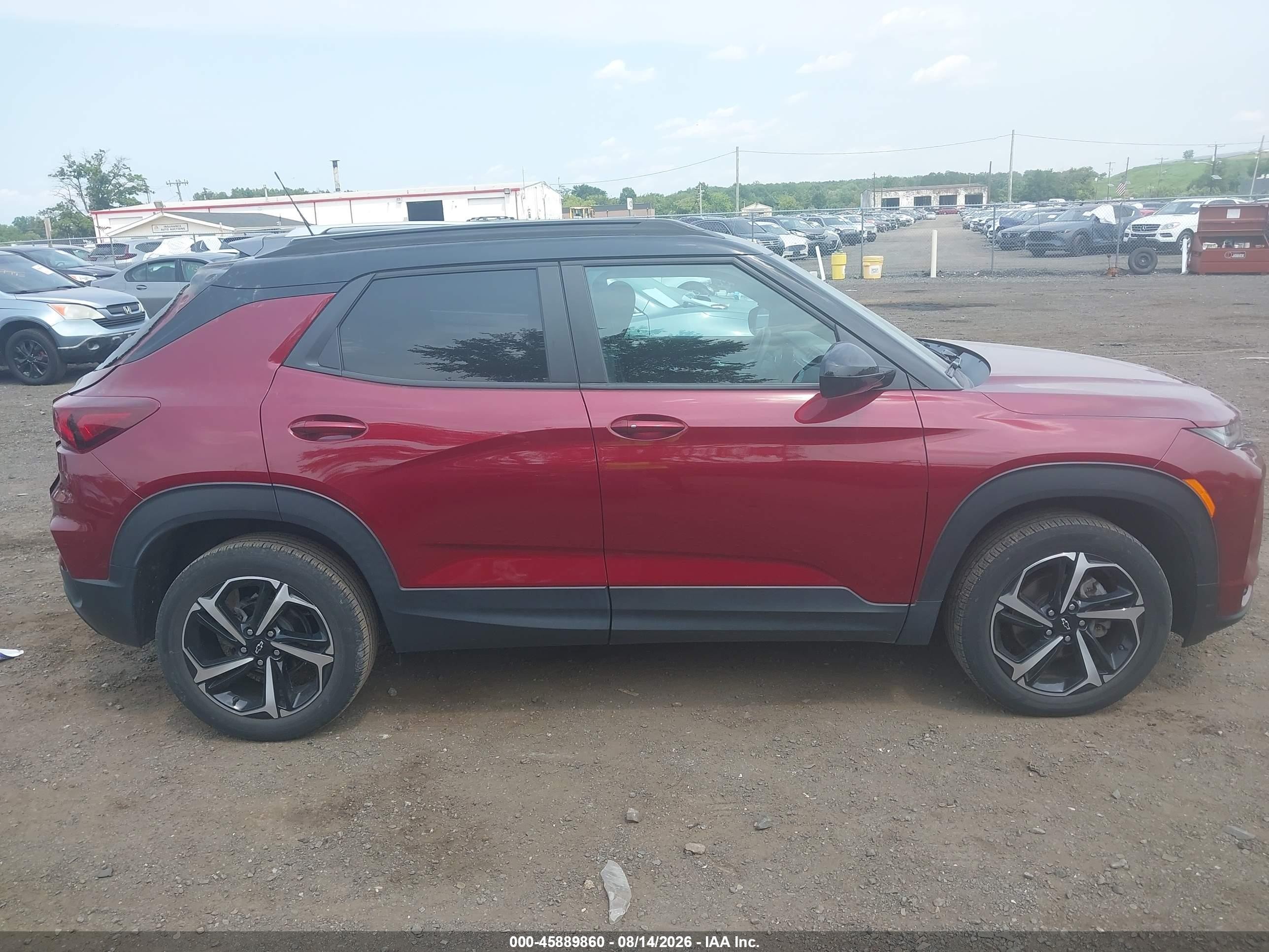 2023 Chevrolet Trailblazer Awd Rs Red vin: KL79MUSL5PB050477