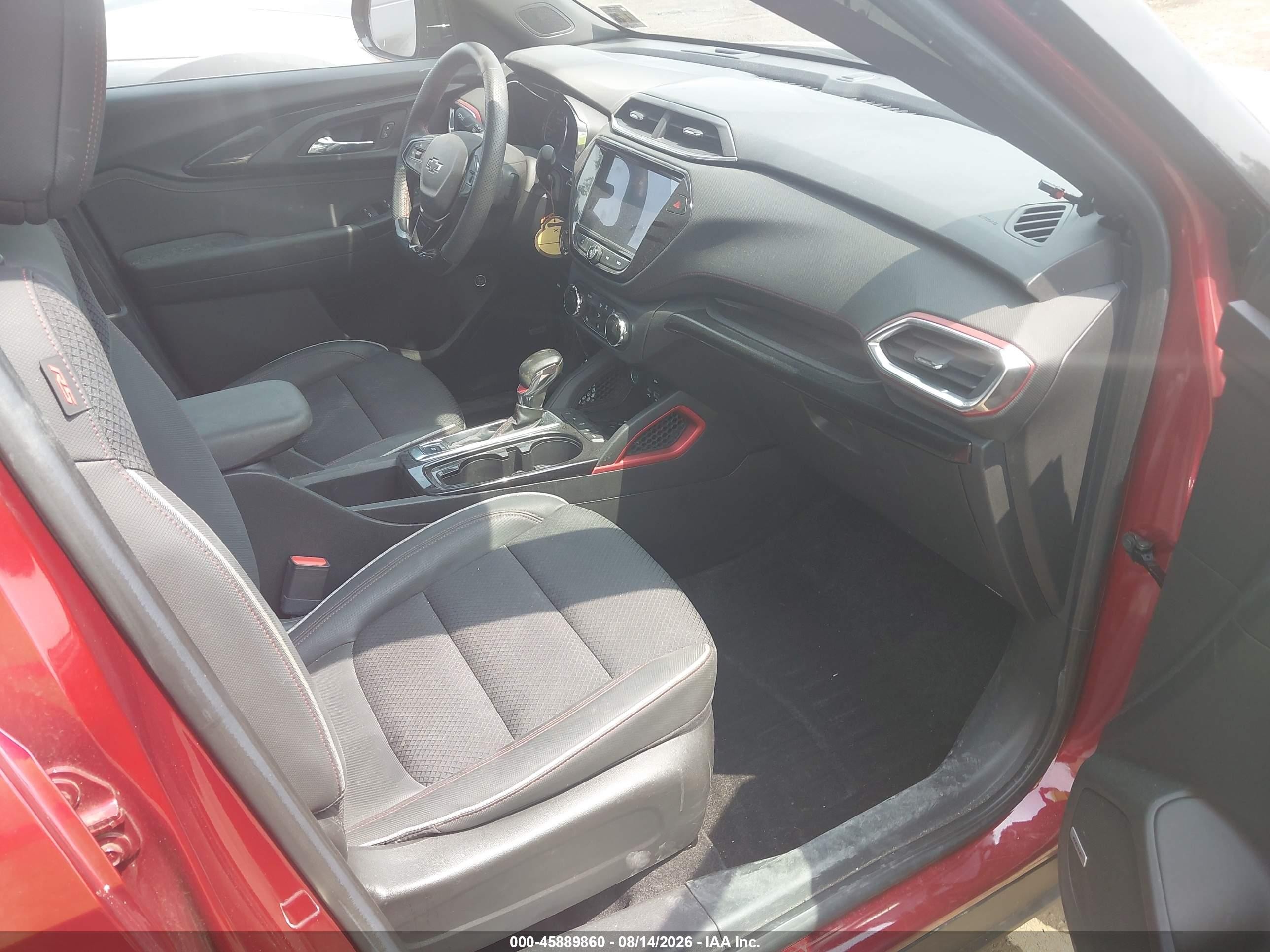 2023 Chevrolet Trailblazer Awd Rs Red vin: KL79MUSL5PB050477