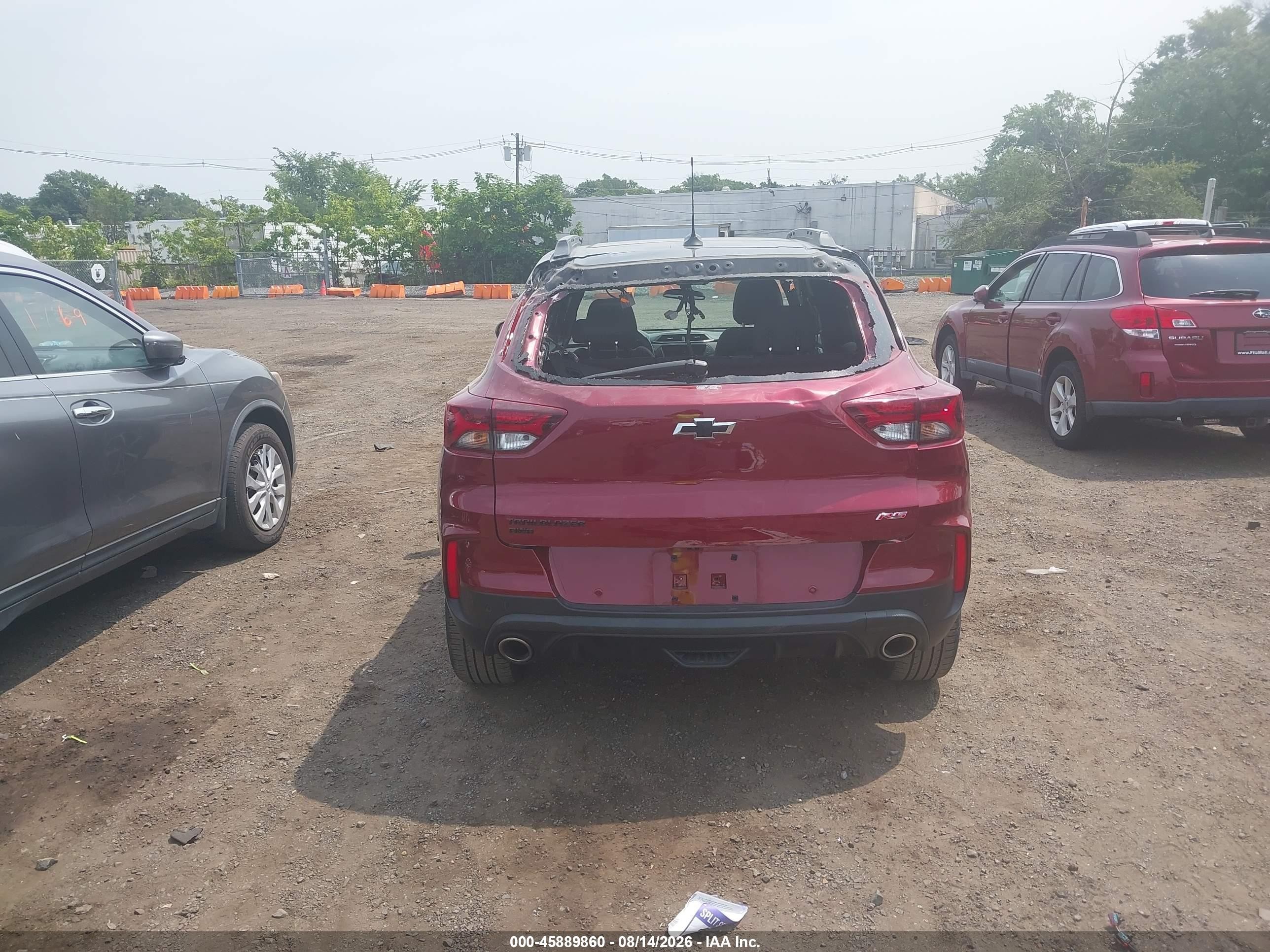 2023 Chevrolet Trailblazer Awd Rs Red vin: KL79MUSL5PB050477