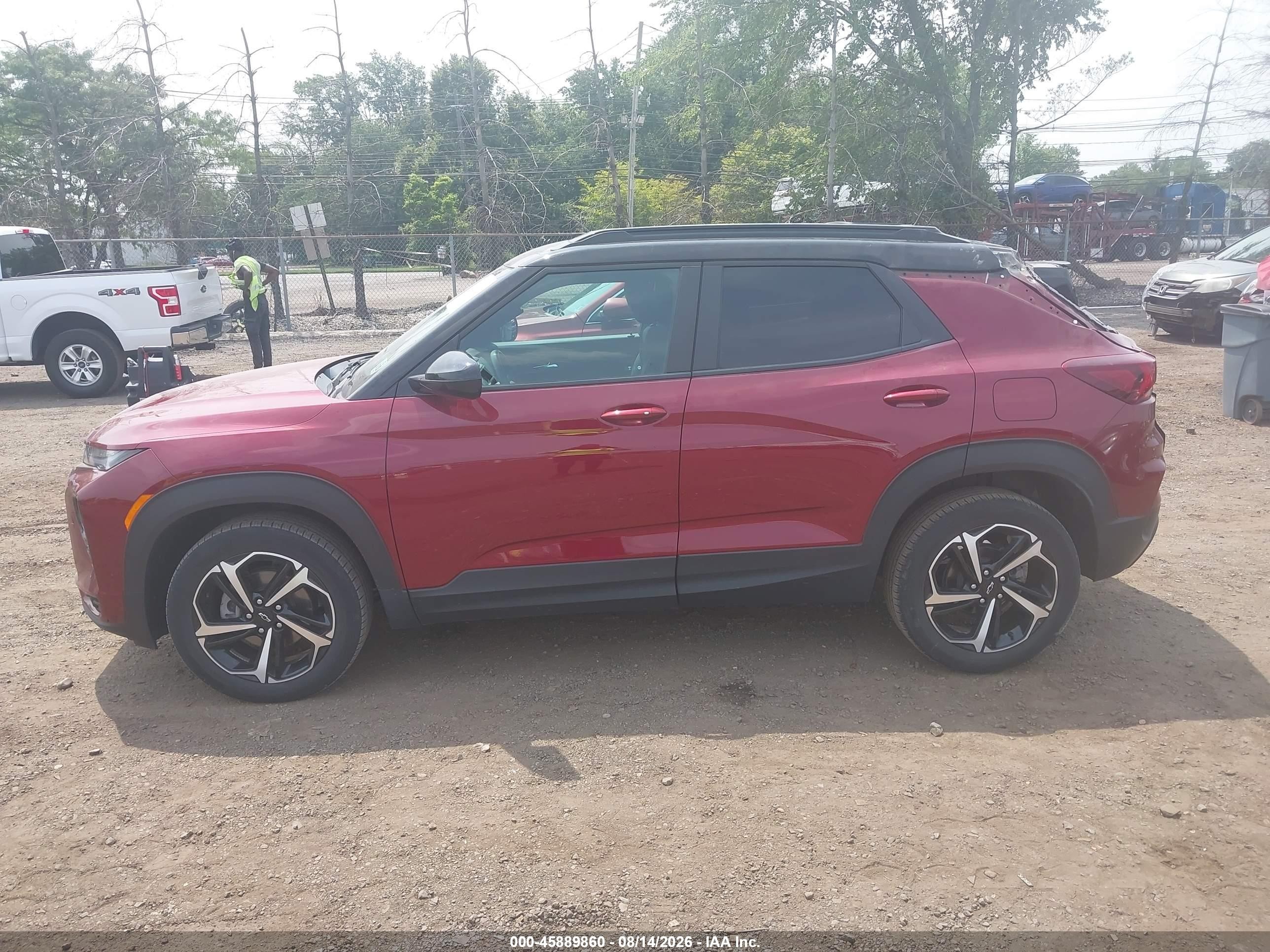 2023 Chevrolet Trailblazer Awd Rs Red vin: KL79MUSL5PB050477