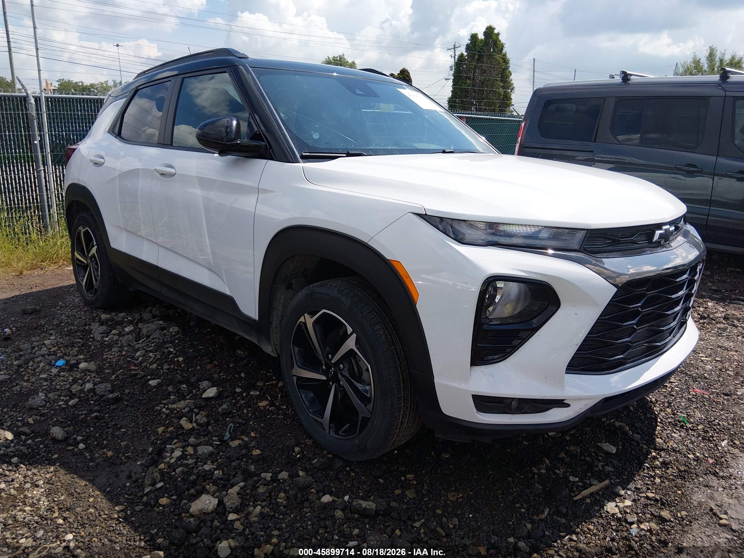 2023 Chevrolet Trailblazer Awd Rs White vin: KL79MUSL6PB190599