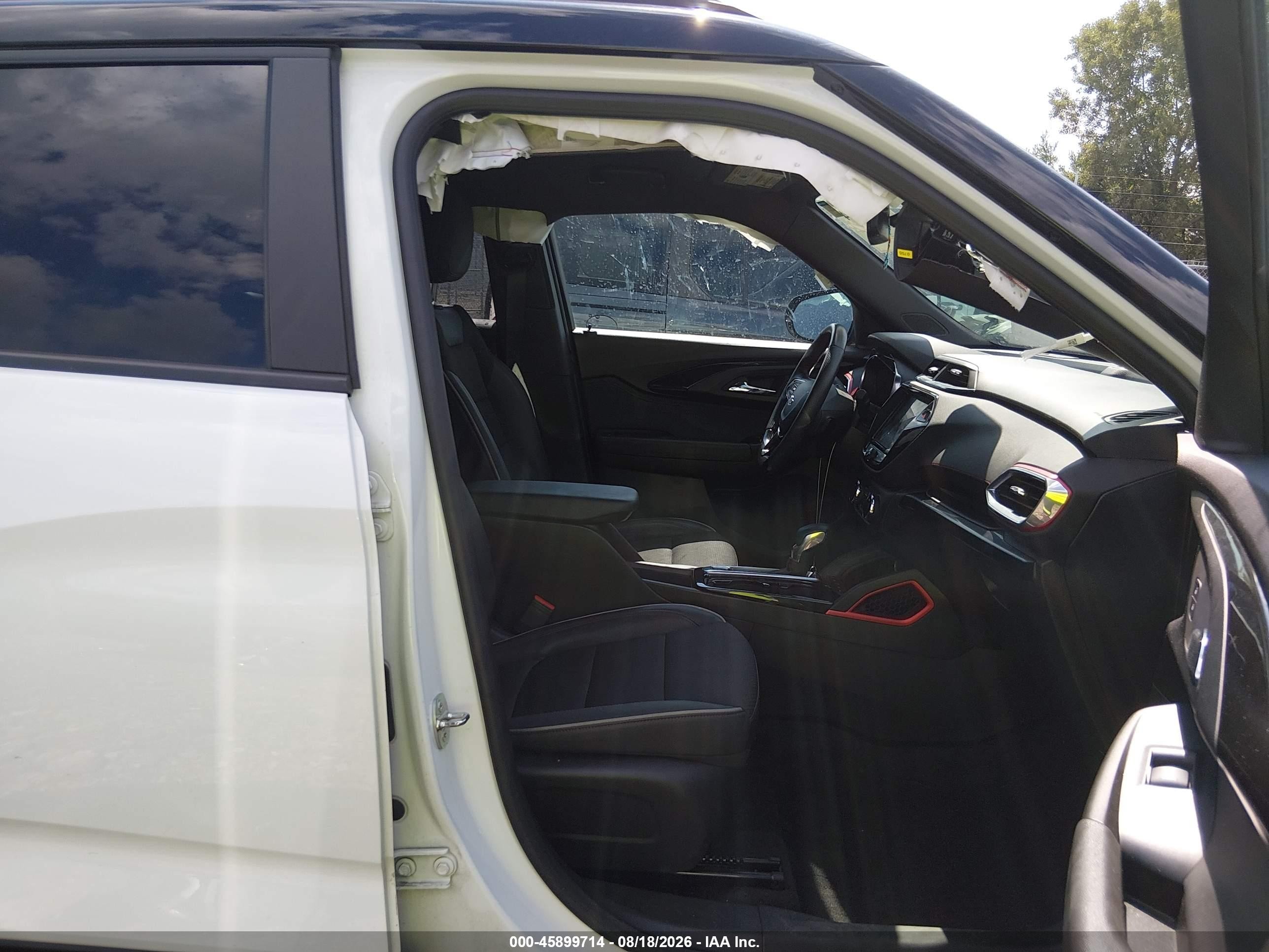 2023 Chevrolet Trailblazer Awd Rs White vin: KL79MUSL6PB190599