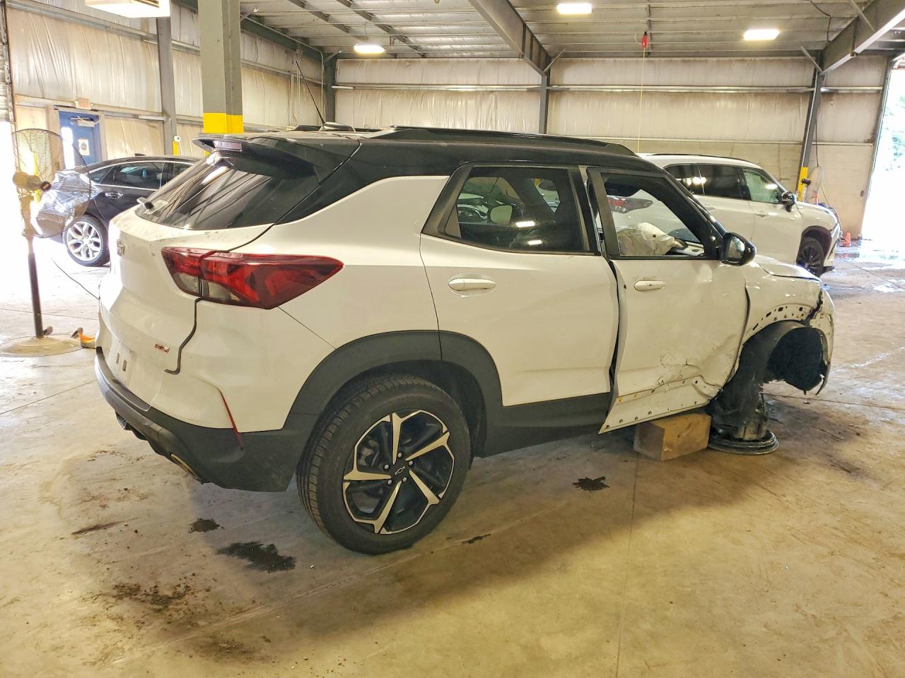 2022 Chevrolet Trailblazer Rs White vin: KL79MUSL7NB062353