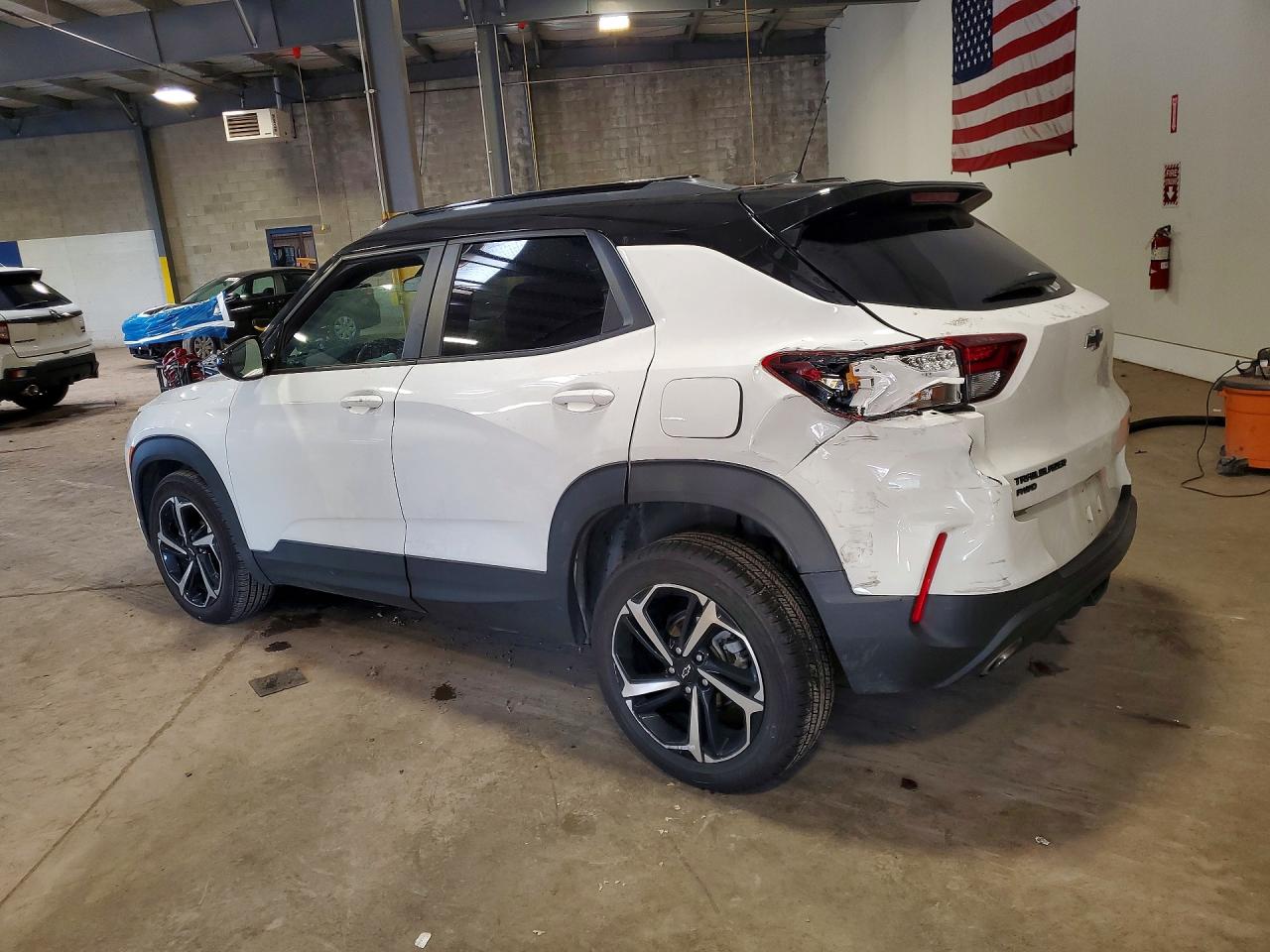 2022 Chevrolet Trailblazer Rs White vin: KL79MUSL7NB062353