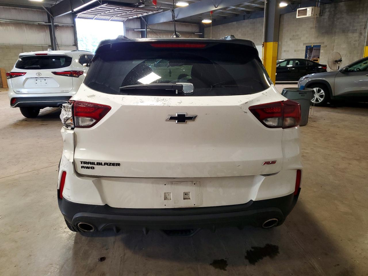 2022 Chevrolet Trailblazer Rs White vin: KL79MUSL7NB062353