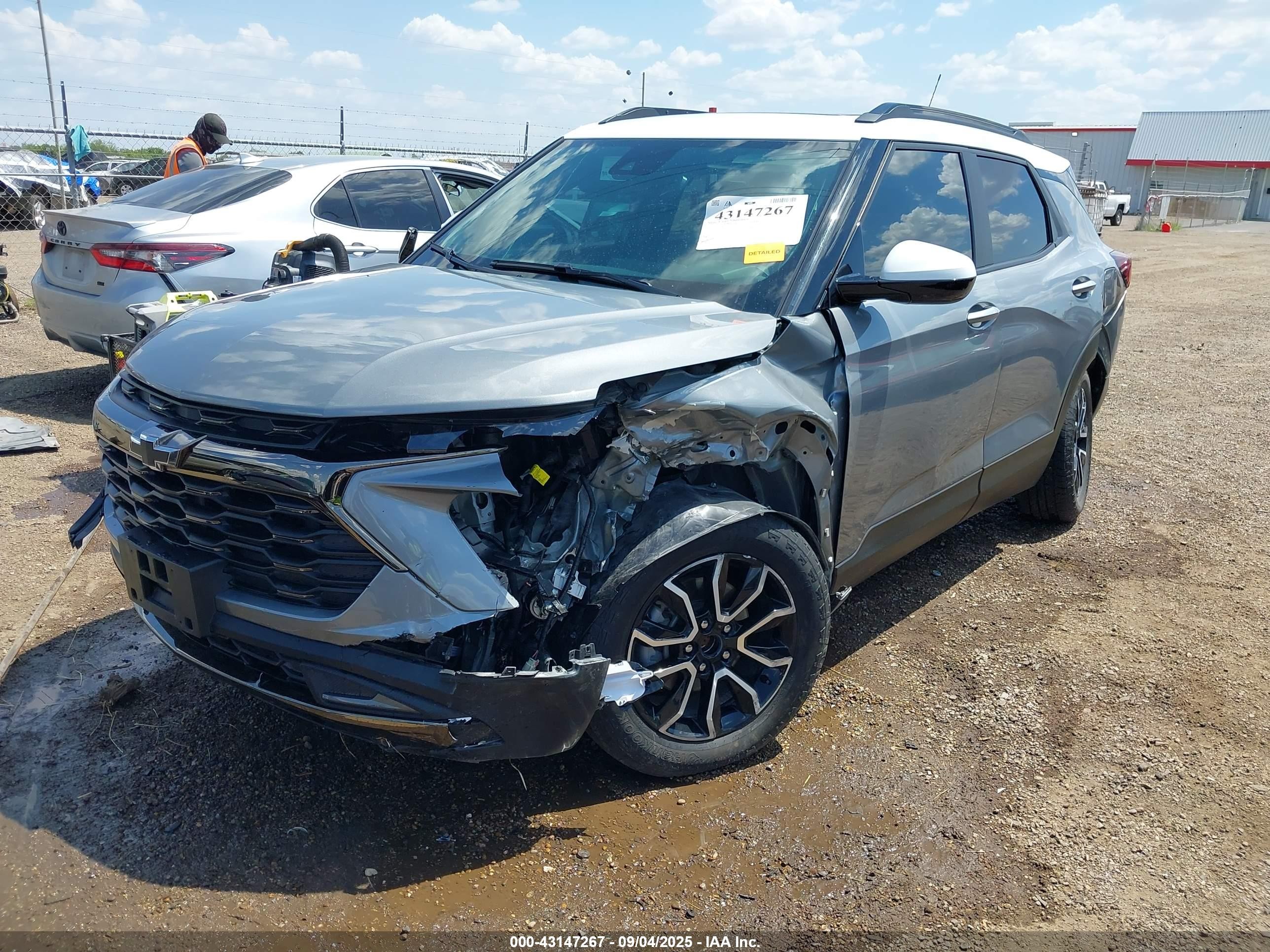 2025 Chevrolet Trailblazer Fwd Activ Gray vin: KL79MVSL0SB069887