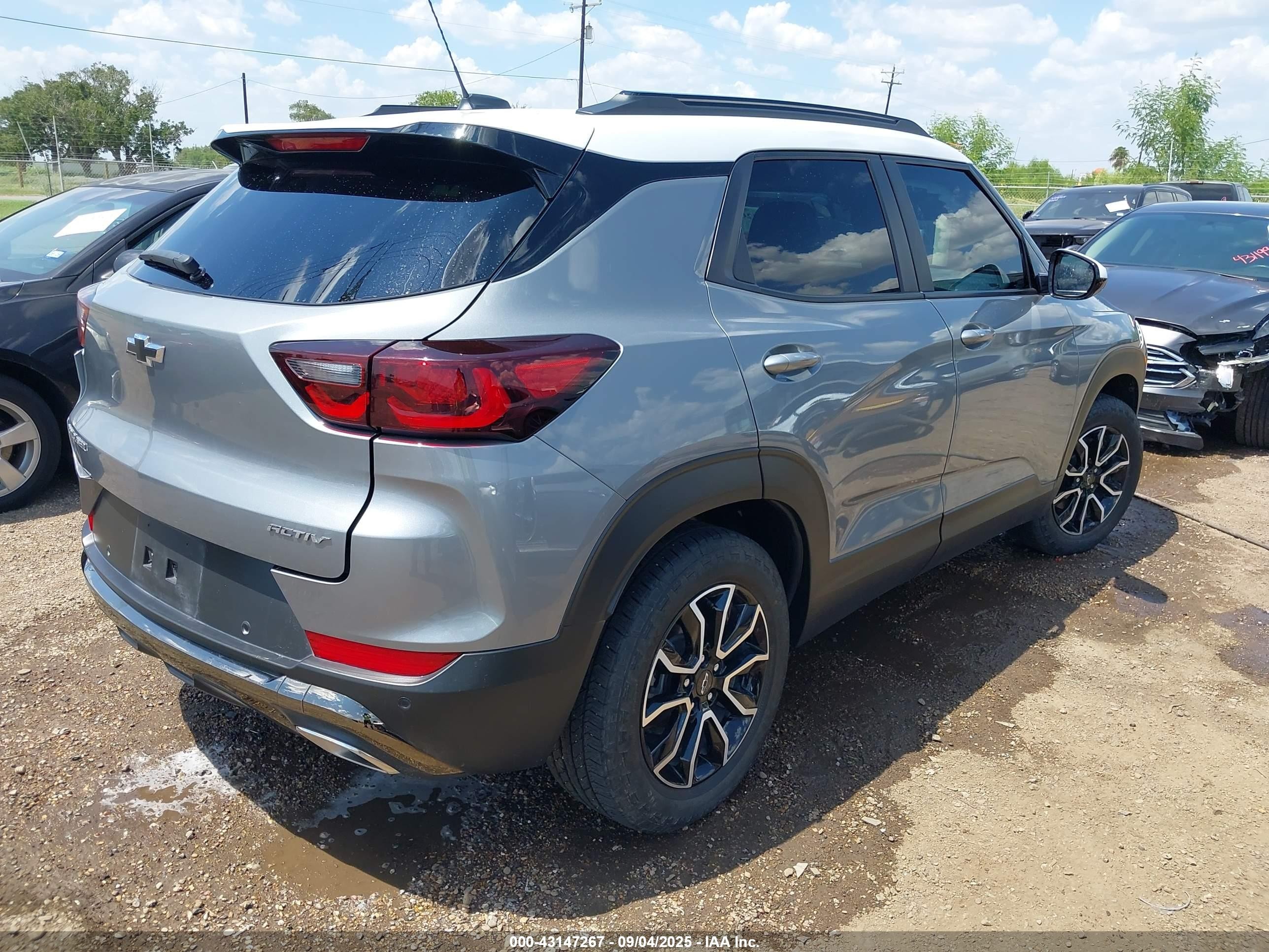 2025 Chevrolet Trailblazer Fwd Activ Gray vin: KL79MVSL0SB069887