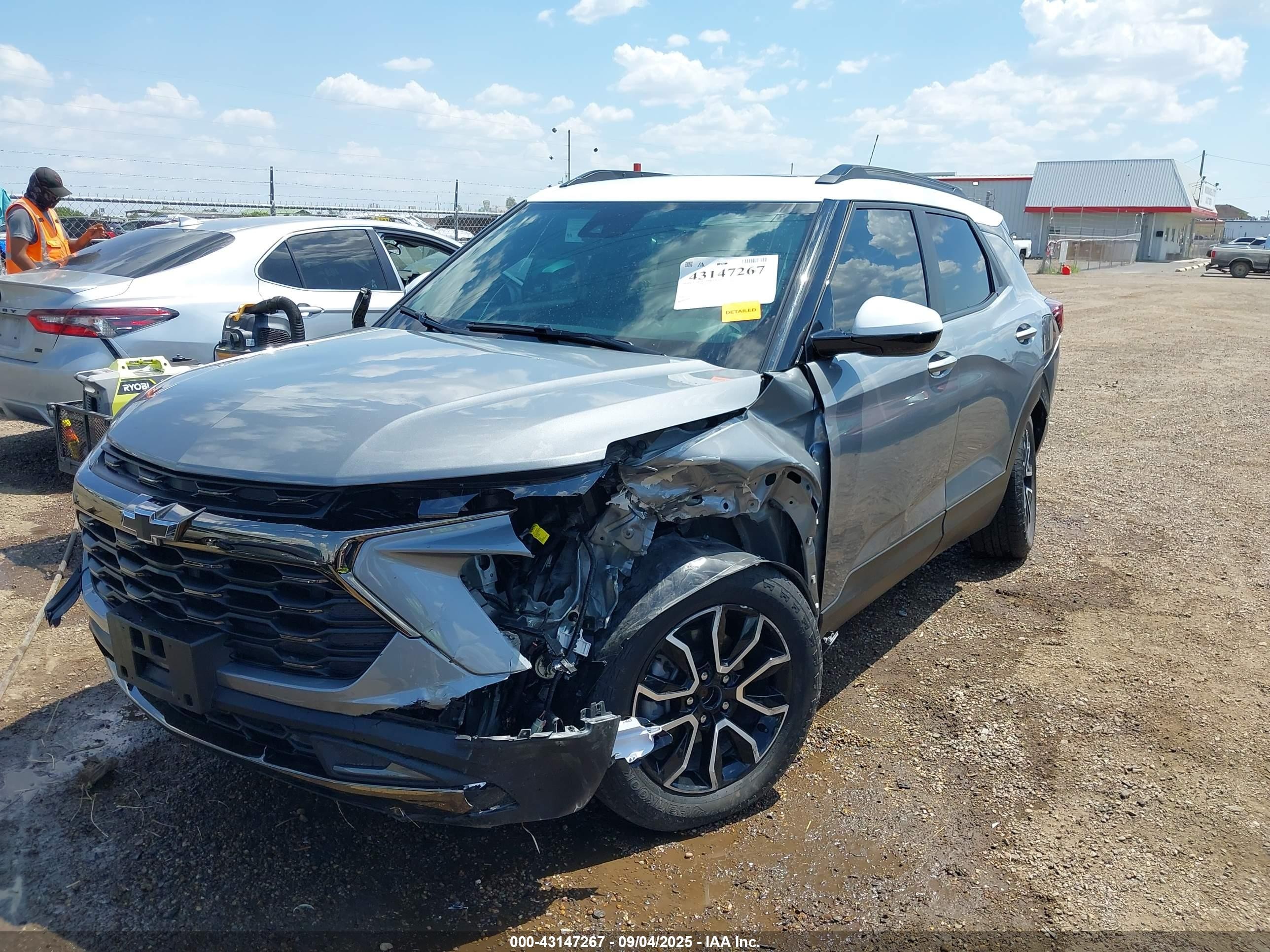 2025 Chevrolet Trailblazer Fwd Activ Gray vin: KL79MVSL0SB069887