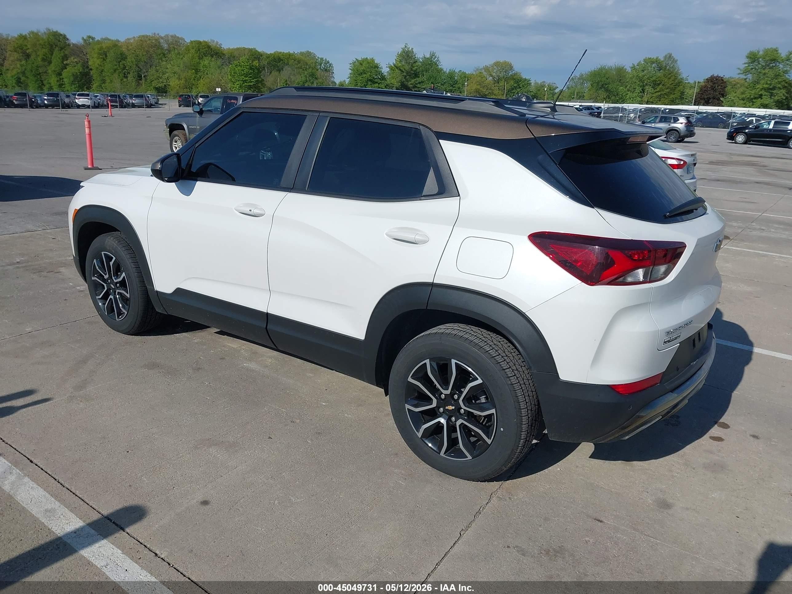 2021 Chevrolet Trailblazer Fwd Activ White vin: KL79MVSL4MB161457