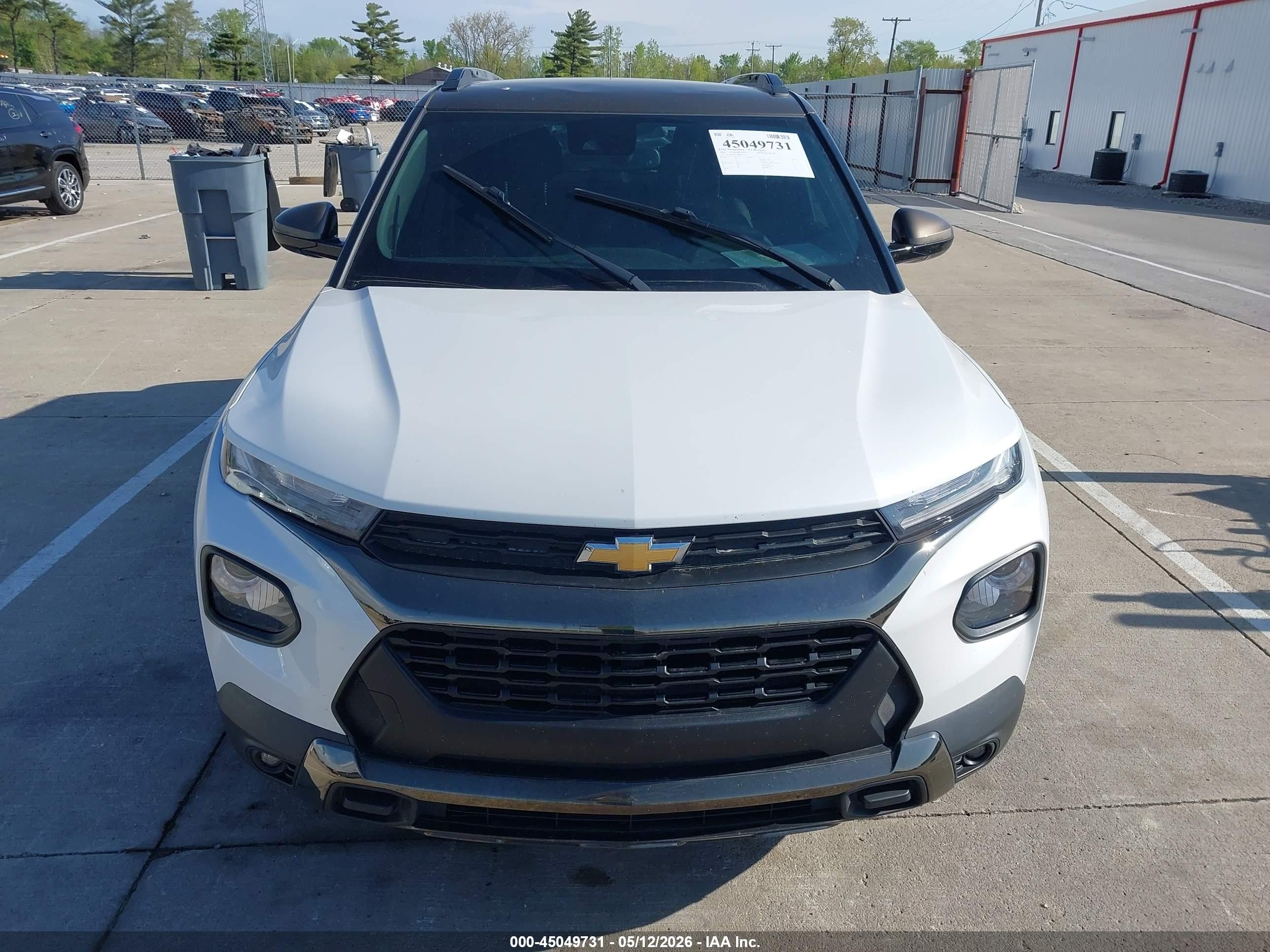 2021 Chevrolet Trailblazer Fwd Activ White vin: KL79MVSL4MB161457