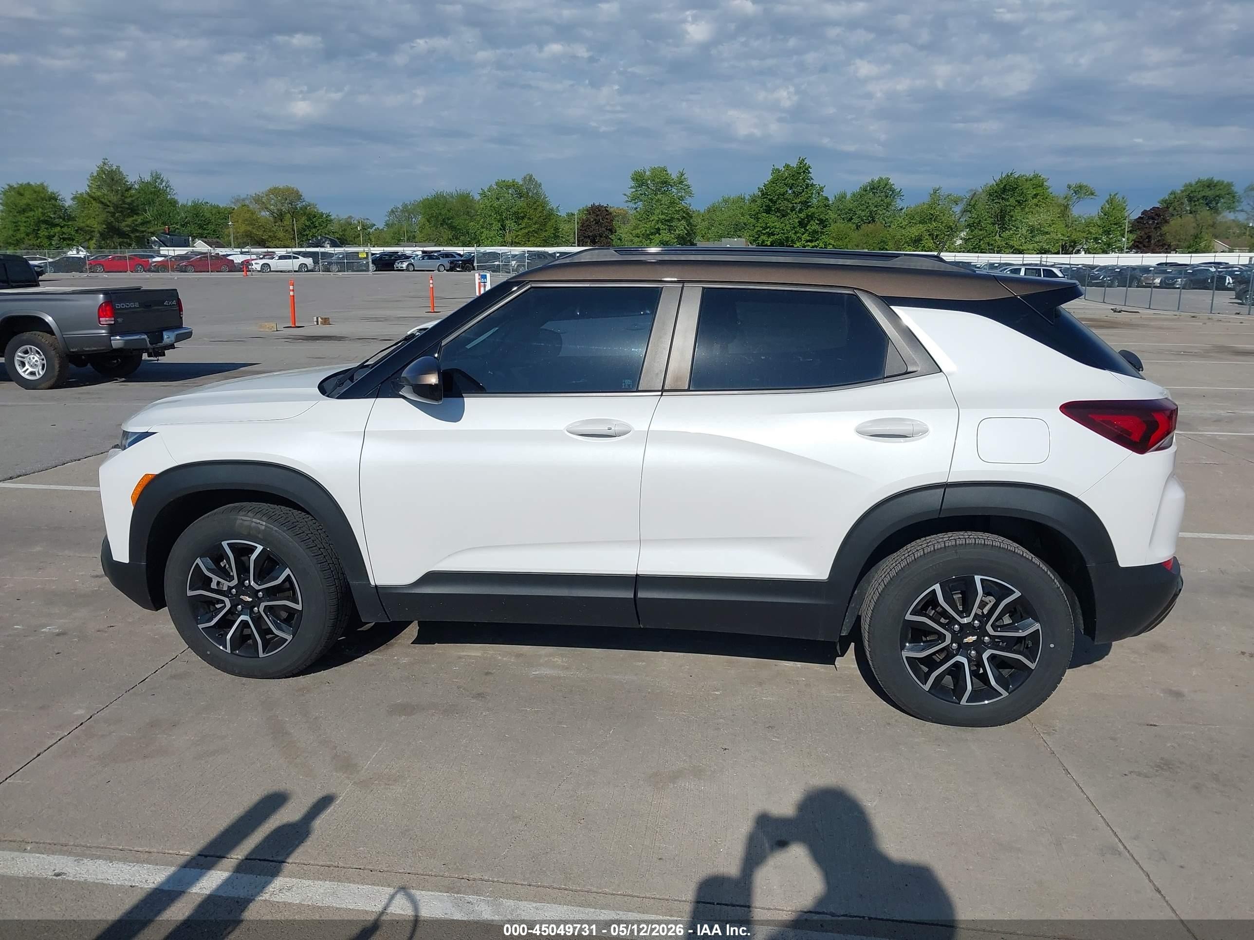 2021 Chevrolet Trailblazer Fwd Activ White vin: KL79MVSL4MB161457