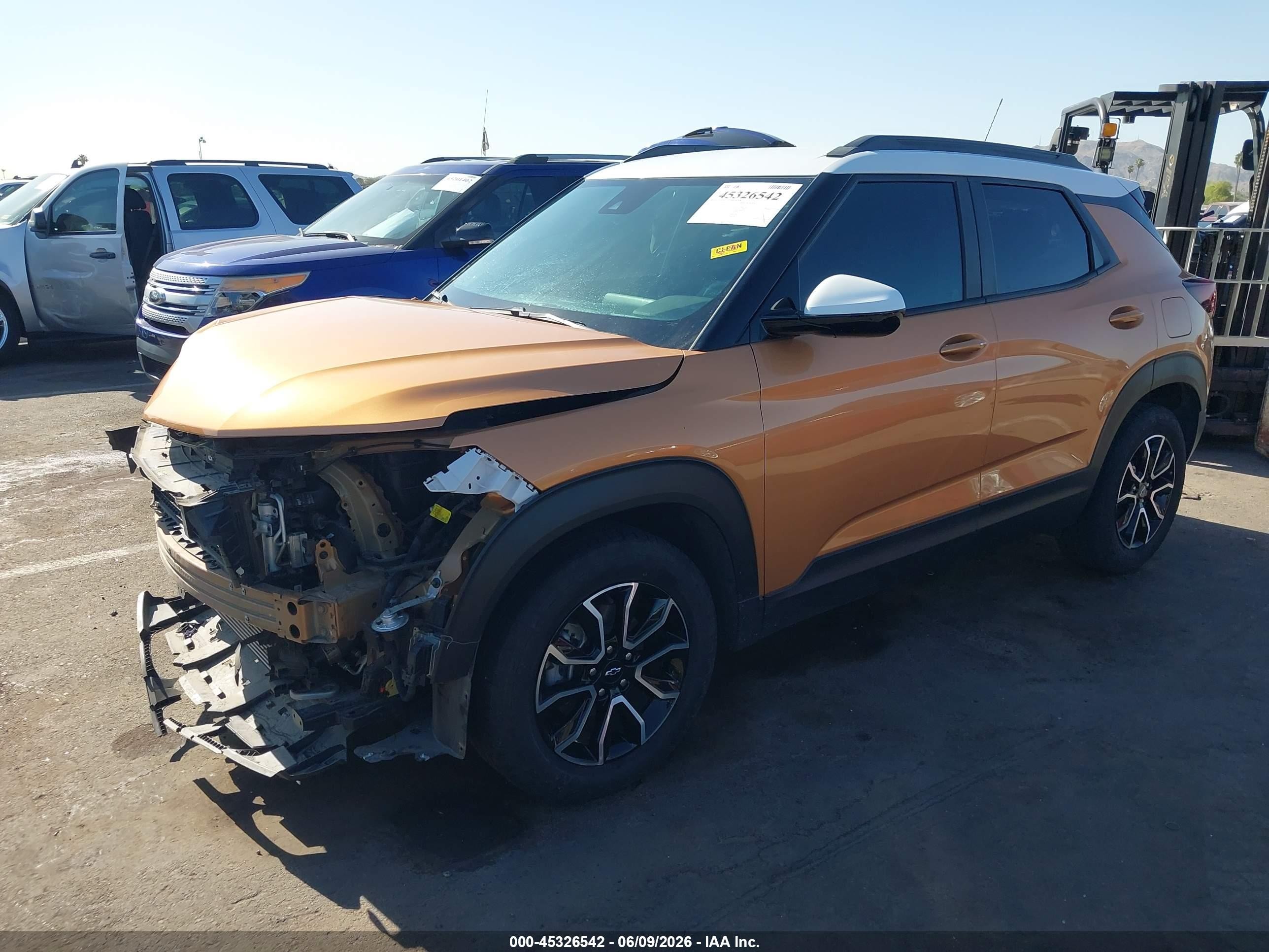 2024 Chevrolet Trailblazer Fwd Activ Orange vin: KL79MVSL9RB184515
