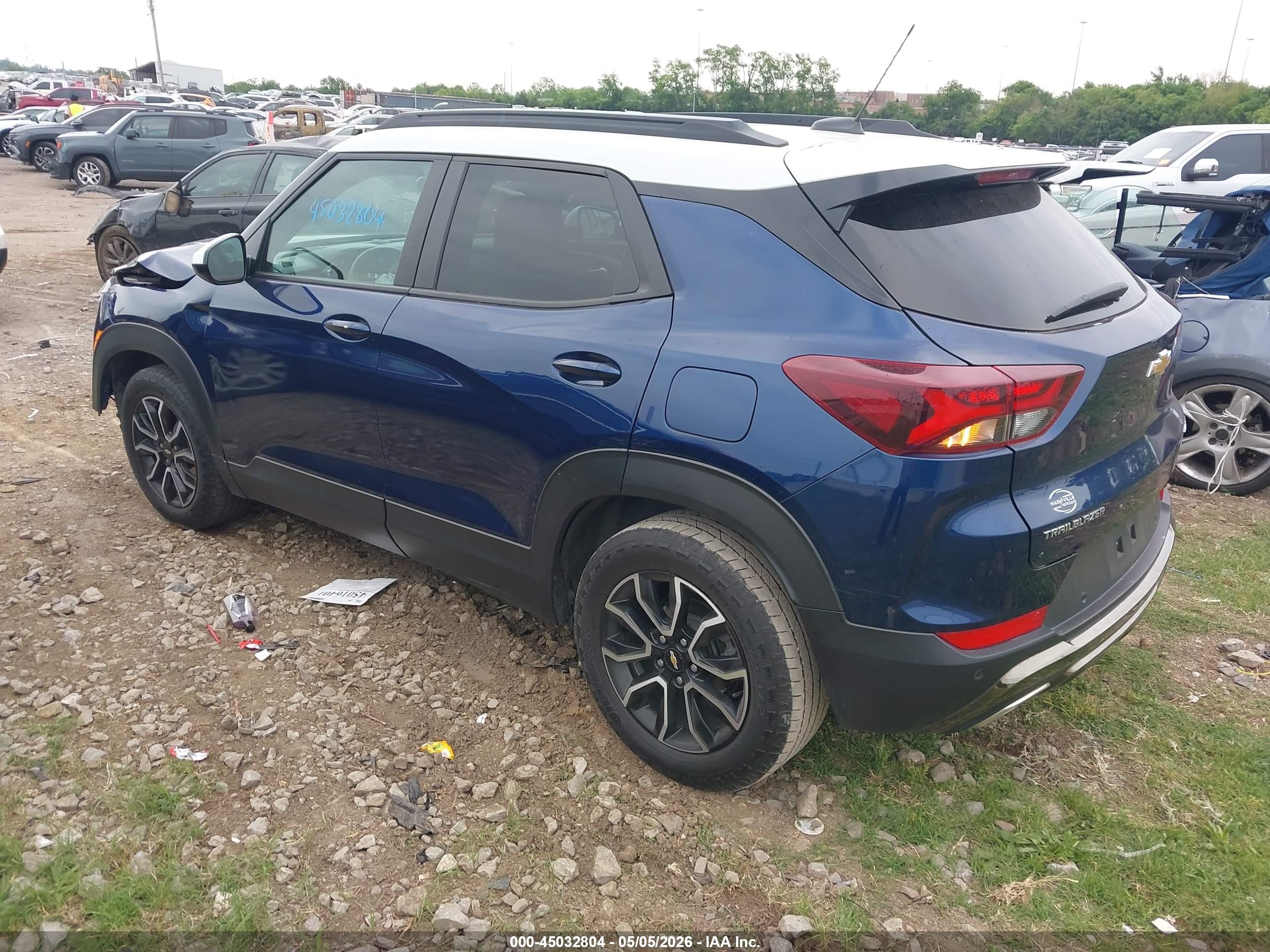 2022 Chevrolet Trailblazer Fwd Activ Blue vin: KL79MVSLXNB128366