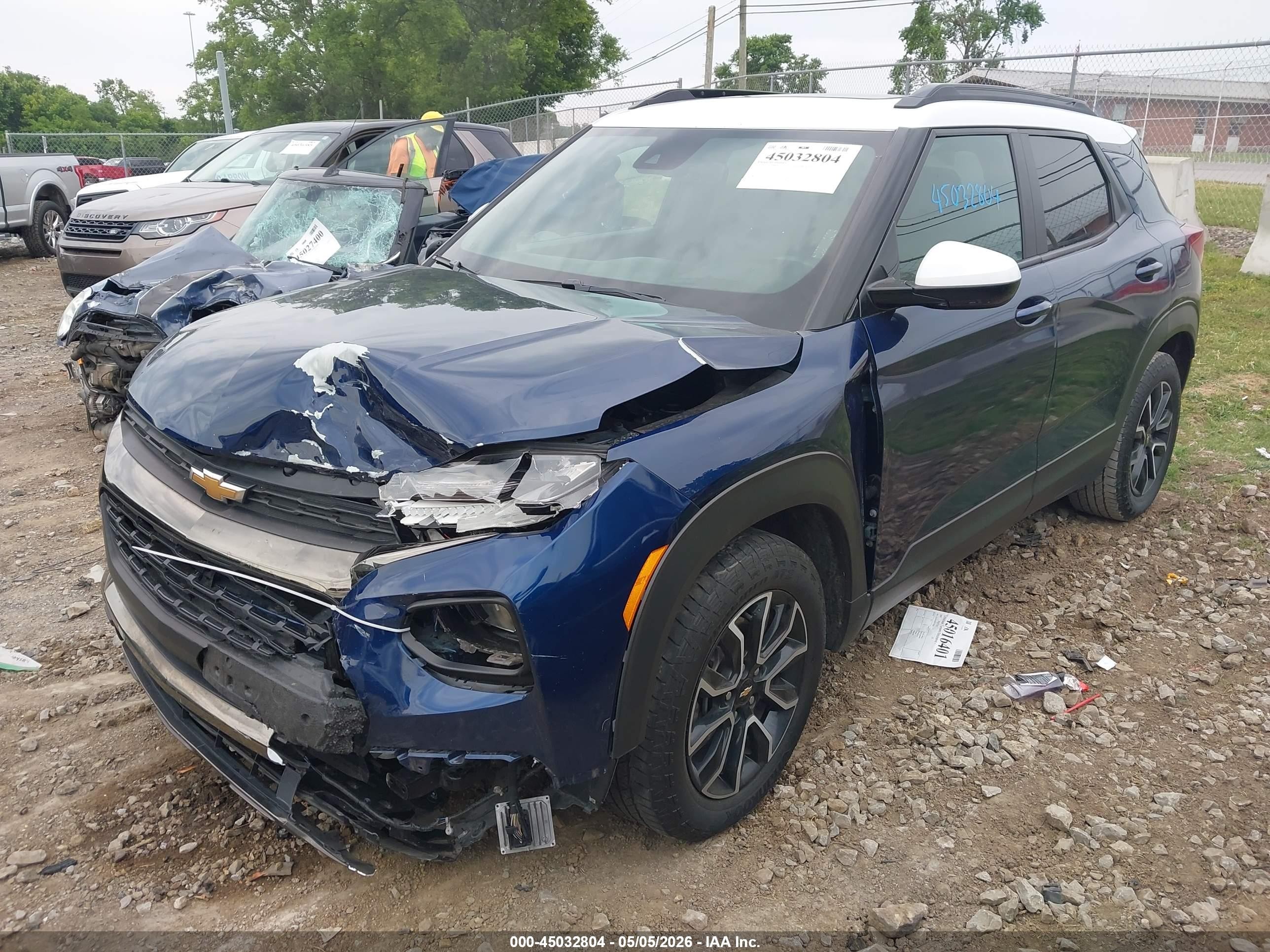 2022 Chevrolet Trailblazer Fwd Activ Blue vin: KL79MVSLXNB128366