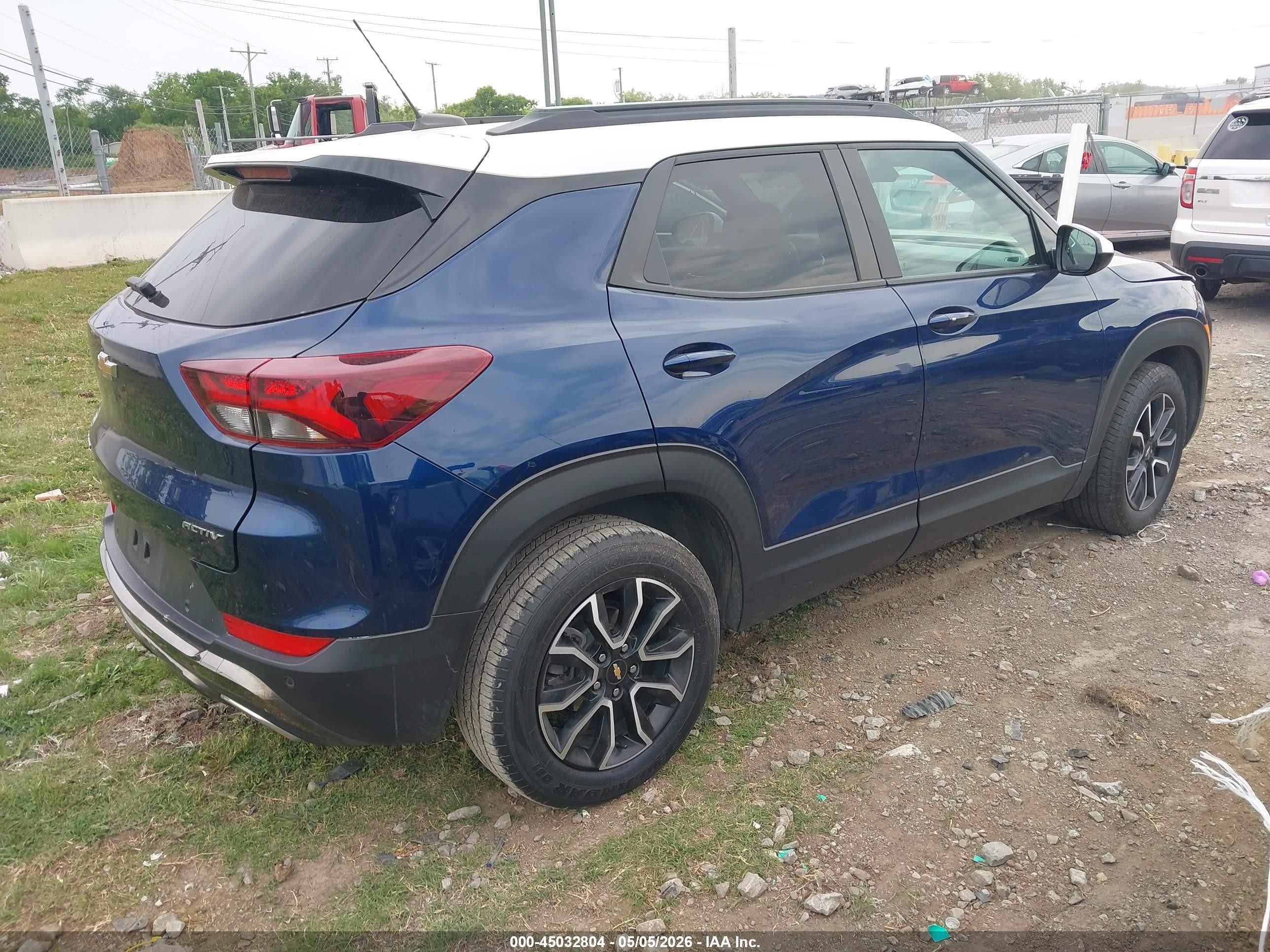 2022 Chevrolet Trailblazer Fwd Activ Blue vin: KL79MVSLXNB128366