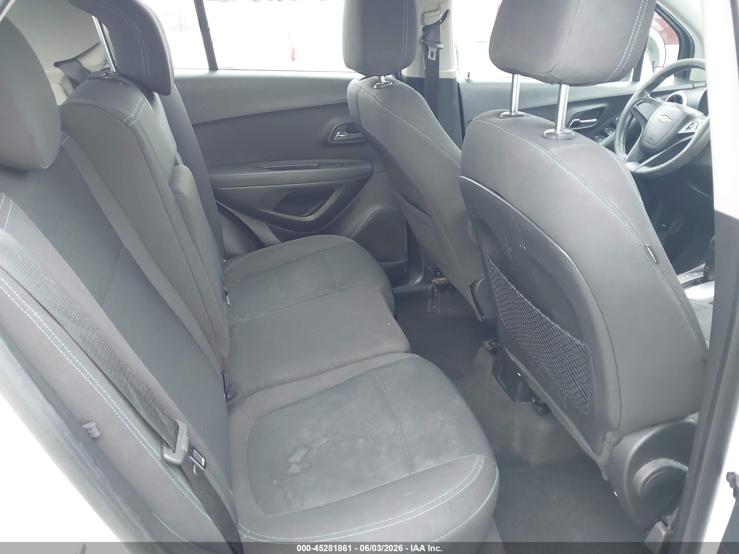 2015 Chevrolet Trax 1ls Белый vin: KL7CJKSB0FB127281