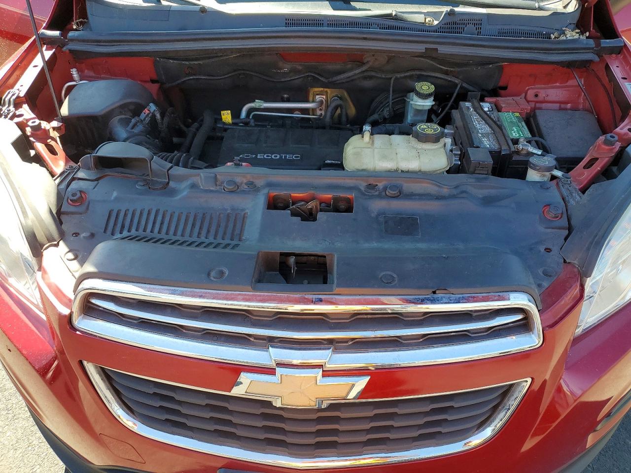 2015 Chevrolet Trax Ls Красный vin: KL7CJKSB2FB070064