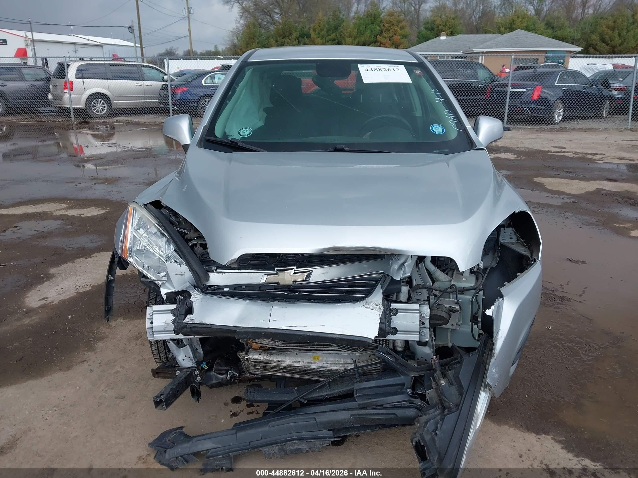 2015 Chevrolet Trax 1ls Серебряный vin: KL7CJKSB2FB146270