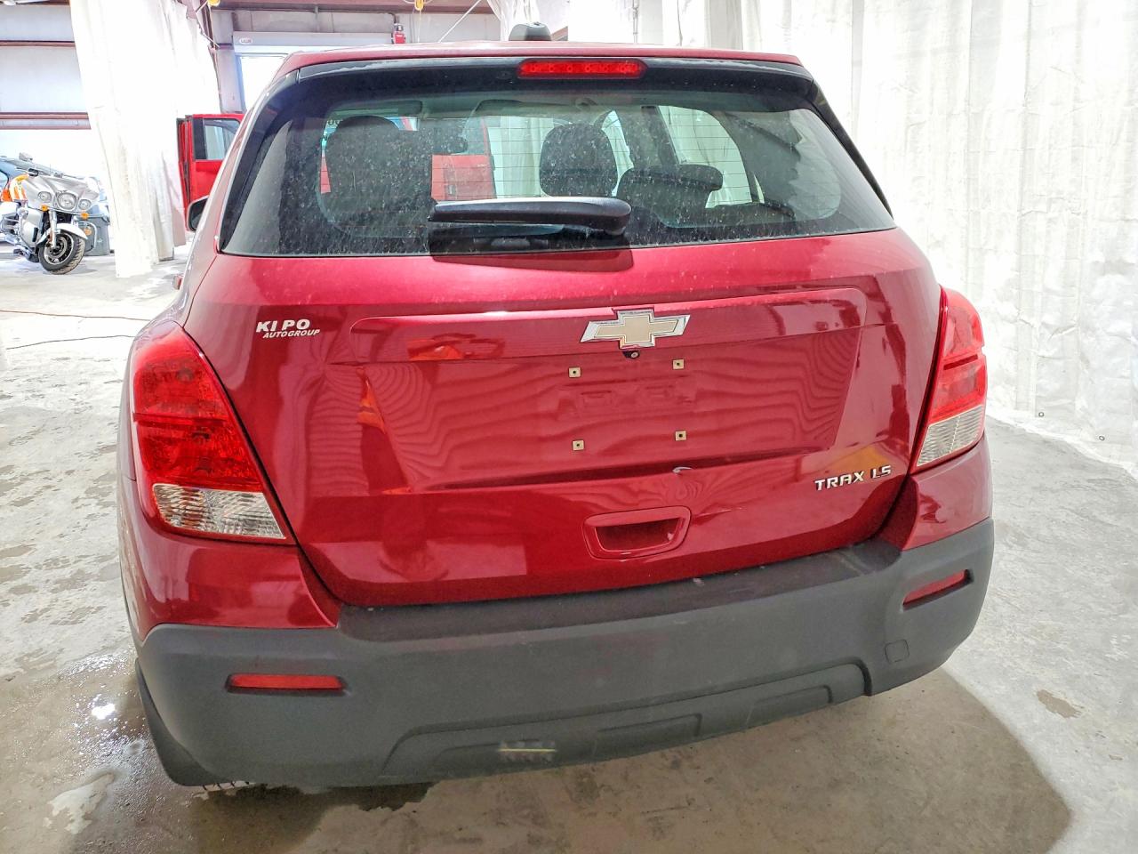 2015 Chevrolet Trax Ls Burgundy vin: KL7CJKSB2FB185277
