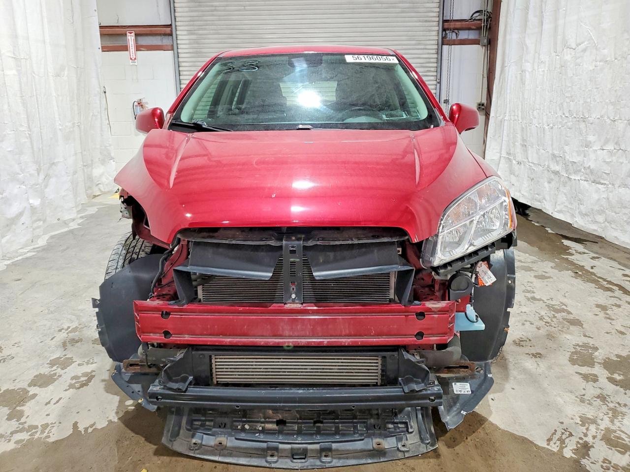 2015 Chevrolet Trax Ls Burgundy vin: KL7CJKSB2FB185277