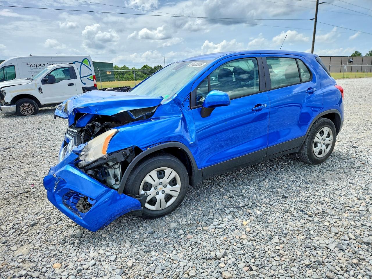 2015 Chevrolet Trax Ls Blue vin: KL7CJKSB3FB195767