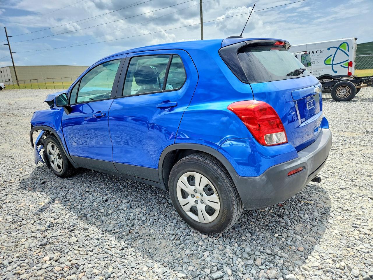 2015 Chevrolet Trax Ls Blue vin: KL7CJKSB3FB195767