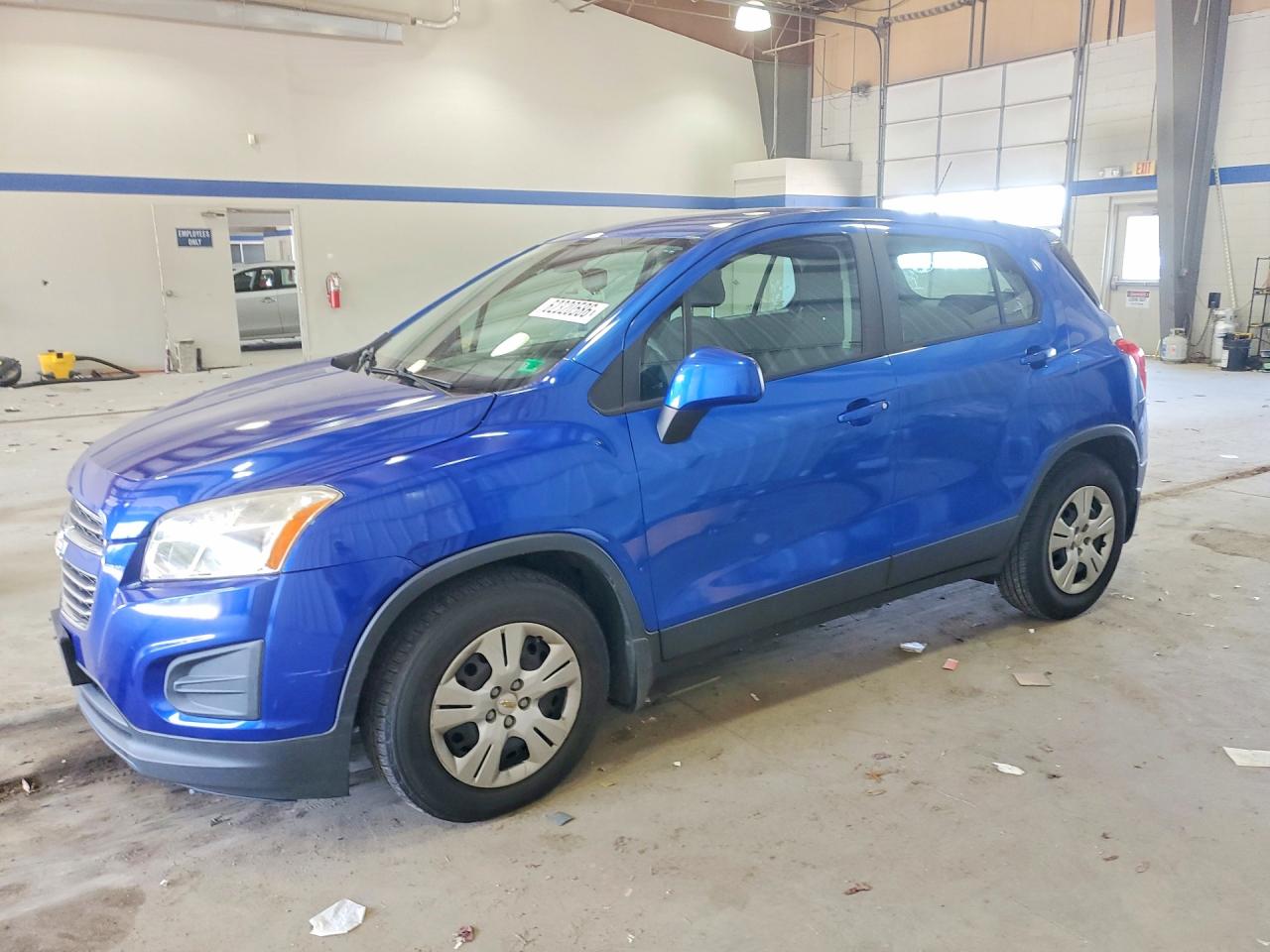 2015 Chevrolet Trax Ls Синий vin: KL7CJKSB4FB063570