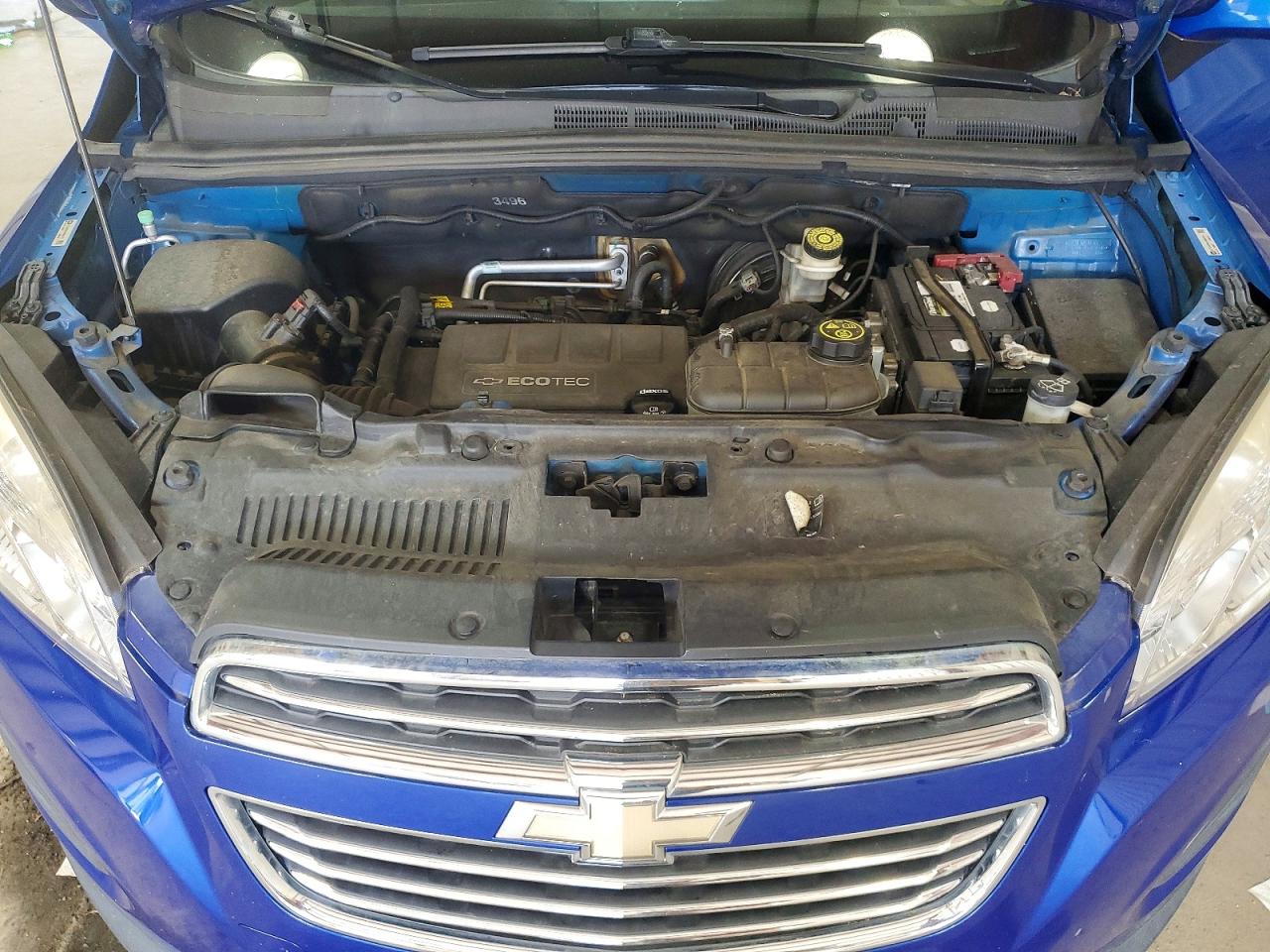 2015 Chevrolet Trax Ls Blue vin: KL7CJKSB4FB063570