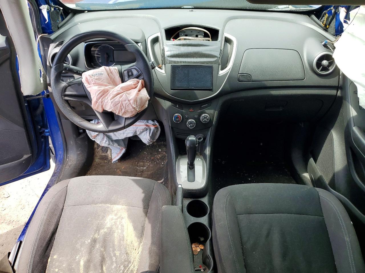 2016 Chevrolet Trax Ls Blue vin: KL7CJKSB4GB705142