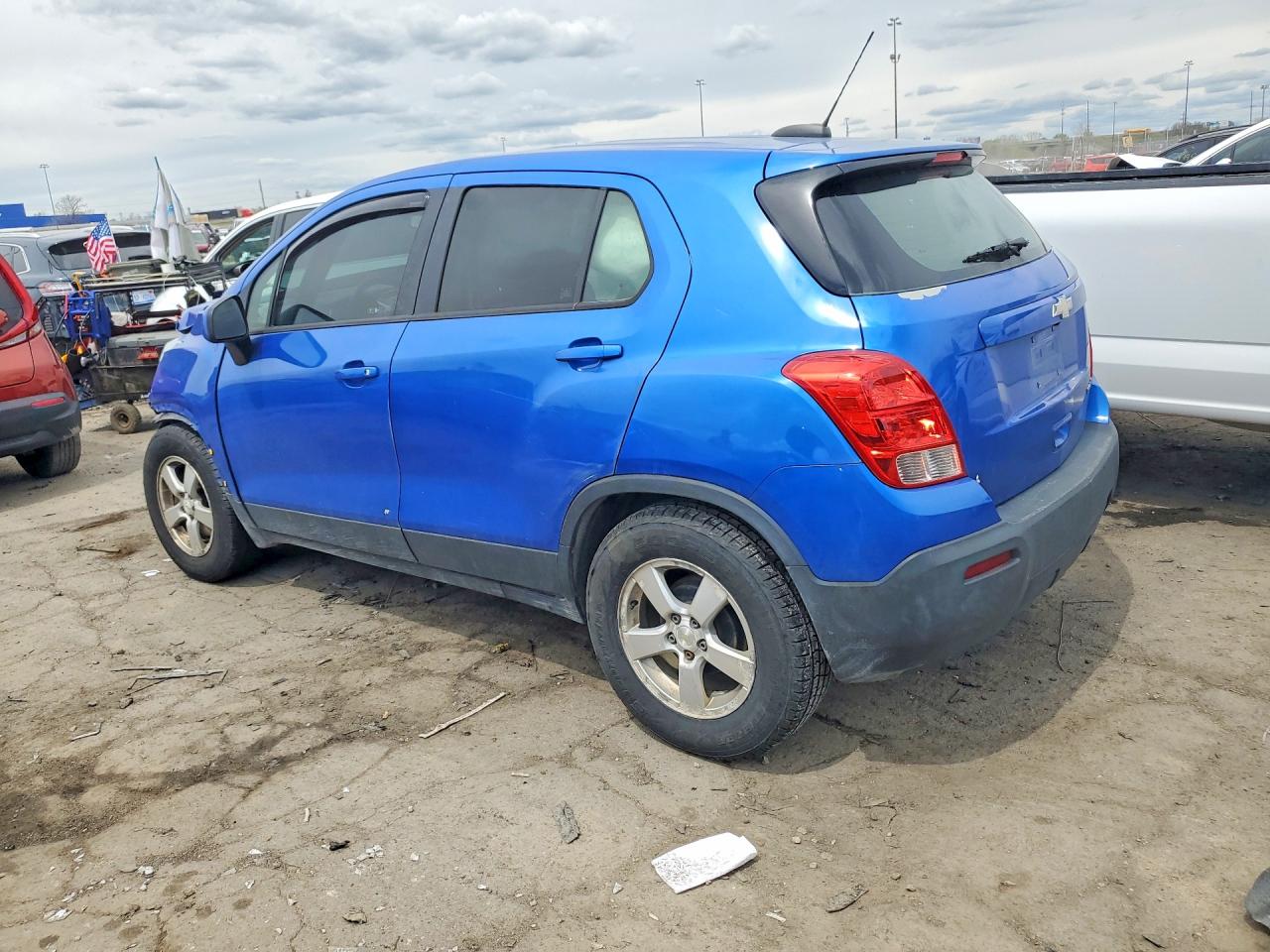 2016 Chevrolet Trax Ls Blue vin: KL7CJKSB4GB705142