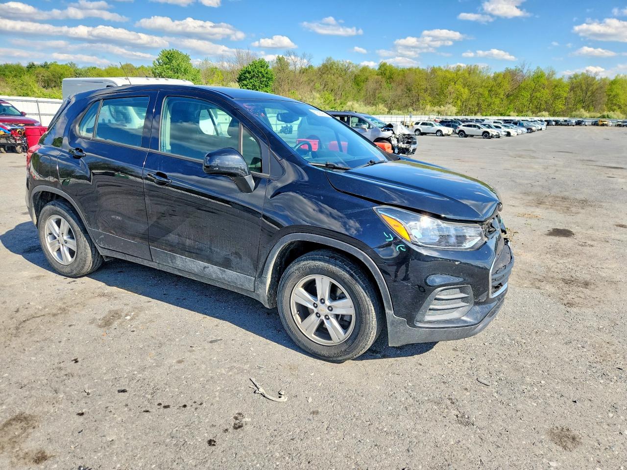 2020 Chevrolet Trax Ls Black vin: KL7CJKSB4LB085161